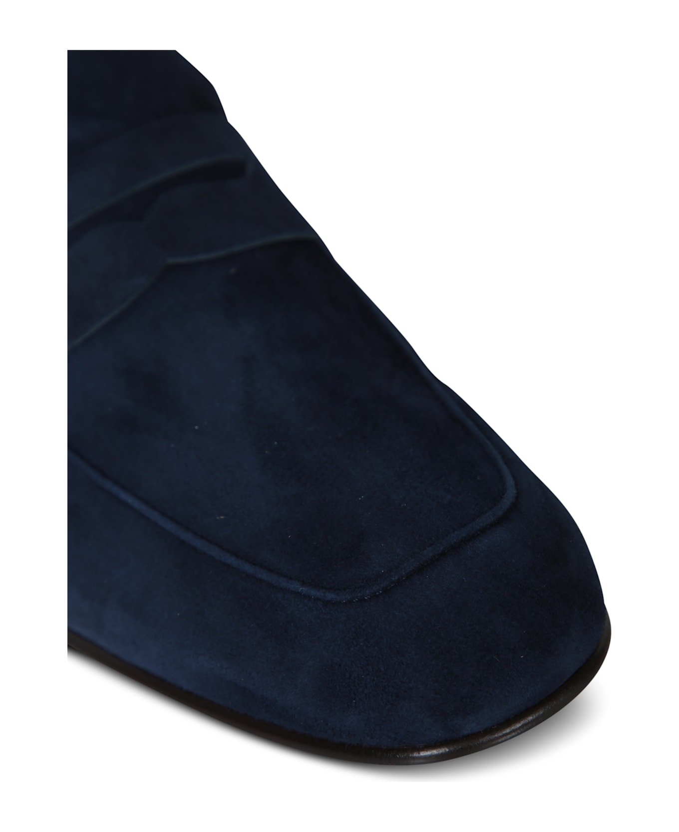 Tod's Destrutt Suede Blue Loafer - Blue