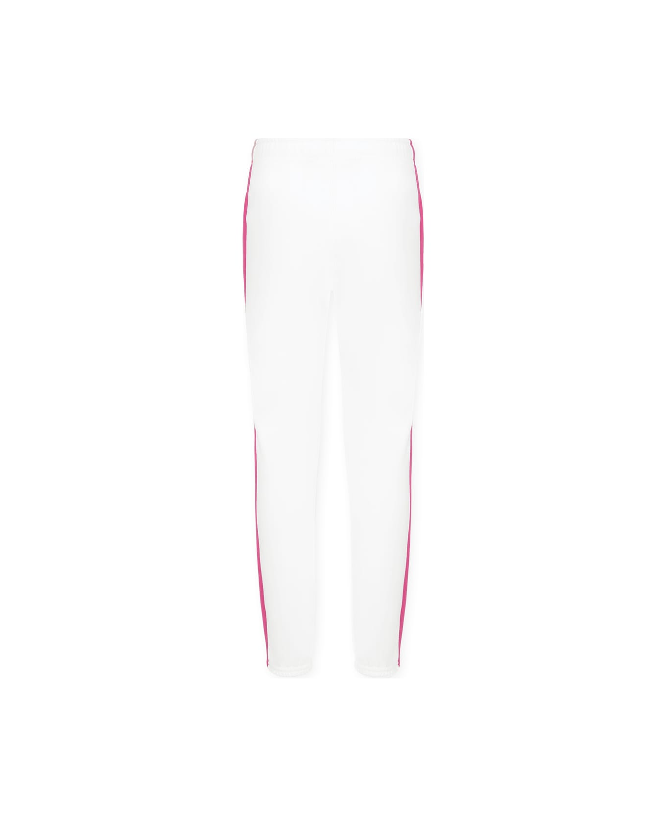 Ralph Lauren White Trousers For Girl With Horse - White