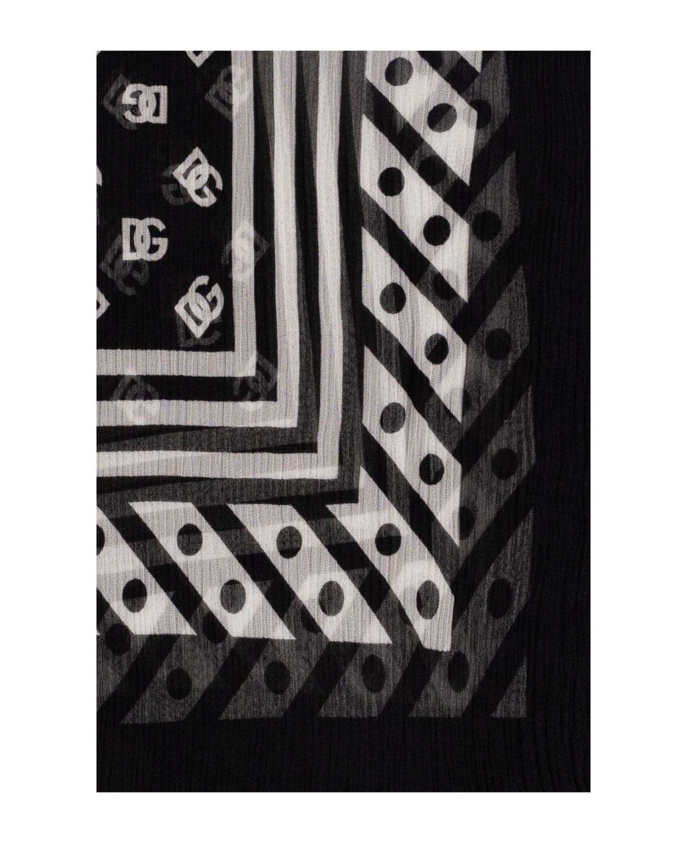 Dolce & Gabbana All-over Dg Logo Printed Scarf スカーフ＆ストール