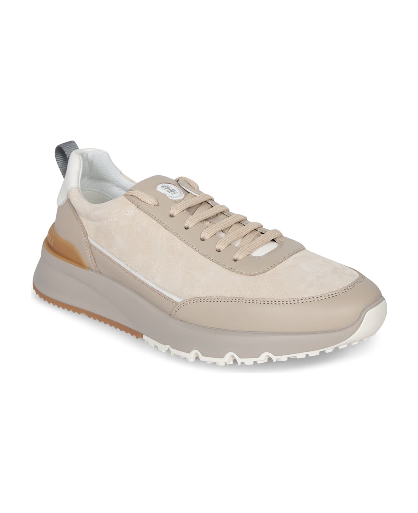 Brunello Cucinelli Beige Bimat Suede Sneakers - Beige