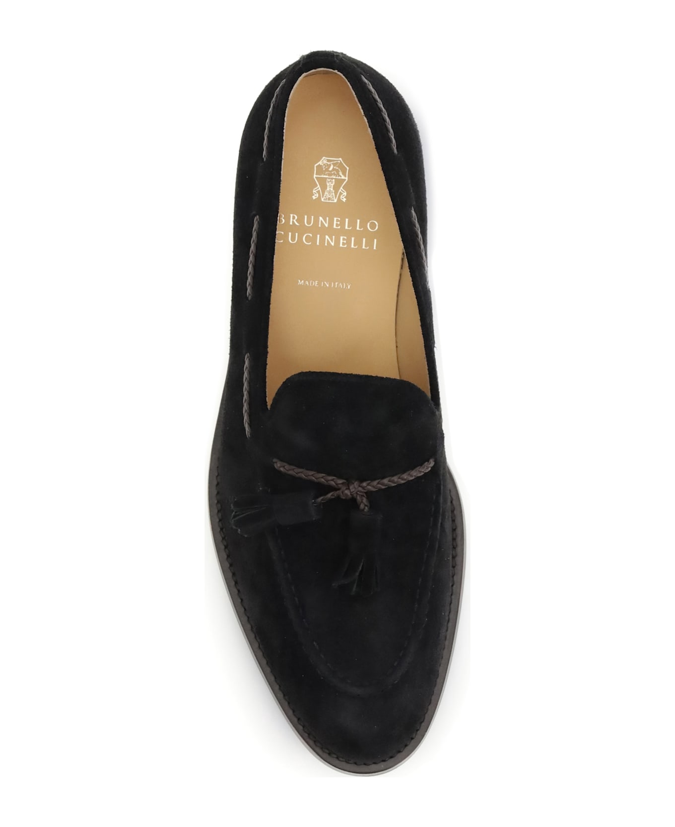 Brunello Cucinelli Suede Loafers ローファー＆デッキシューズ