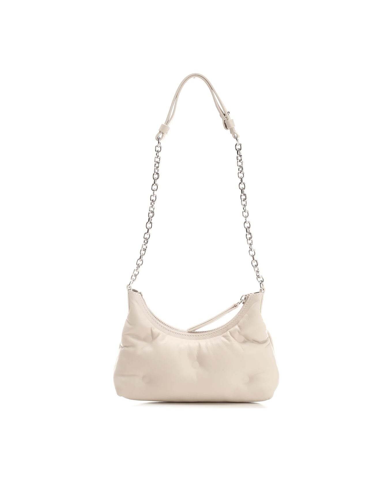 Maison Margiela "glam Slam" Micro Hobo Bag - Beige