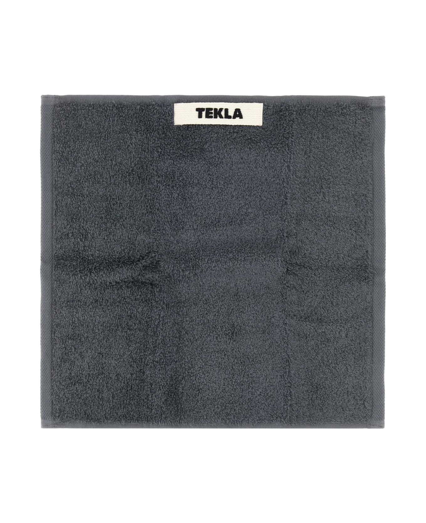 Tekla Grey Terry Towel - CHARCOALGREY