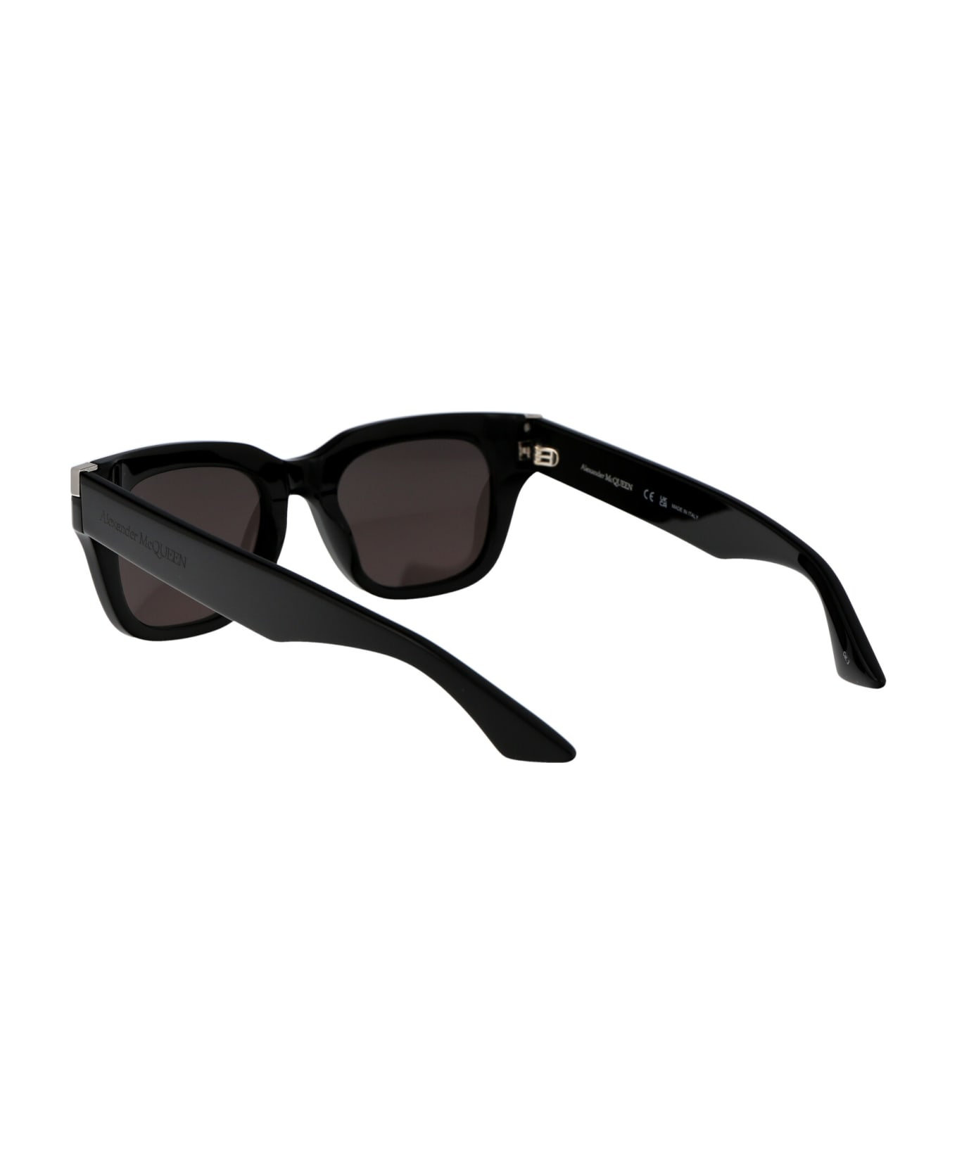 Alexander McQueen Eyewear Am0439s Sunglasses - 001 BLACK BLACK GREY サングラス