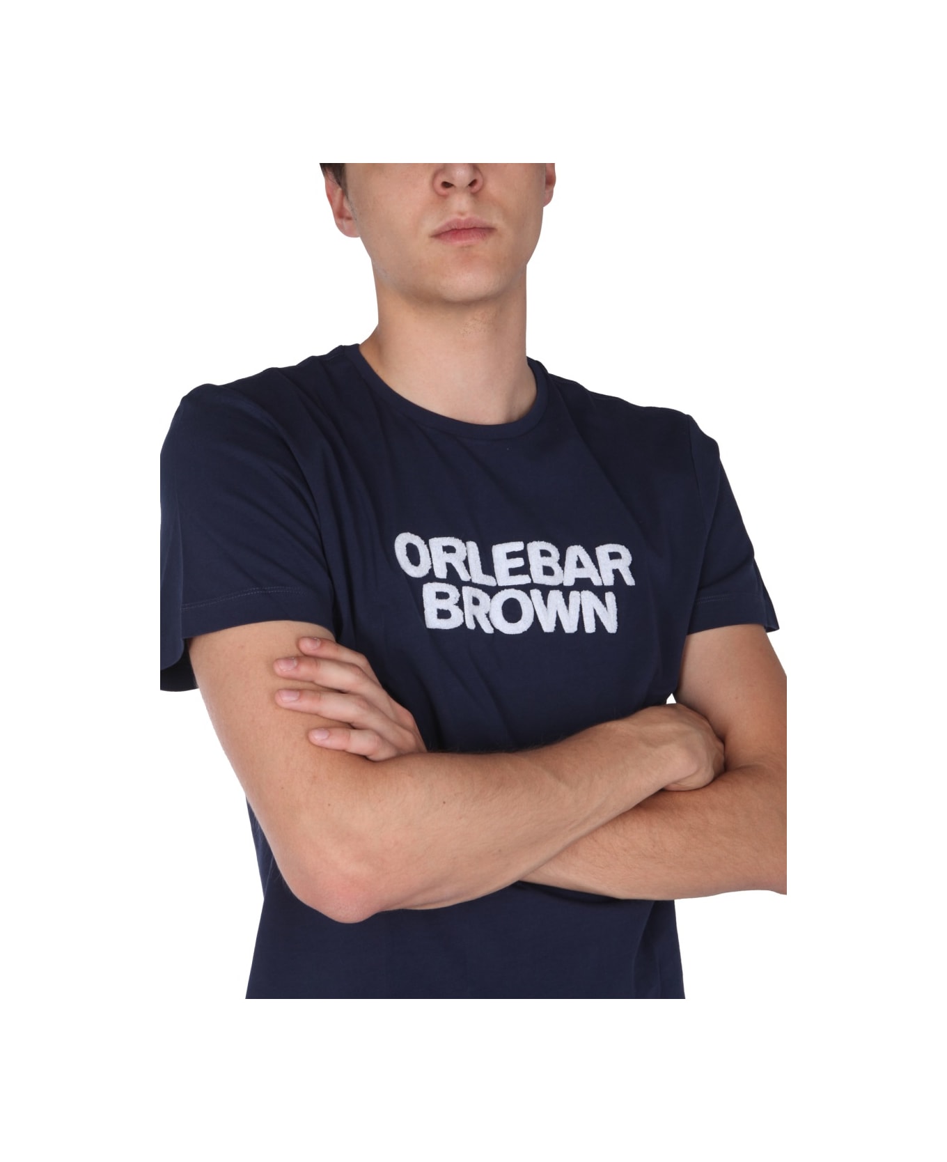 Orlebar Brown "sammy Ob Towelling" T-shirt - BLUE