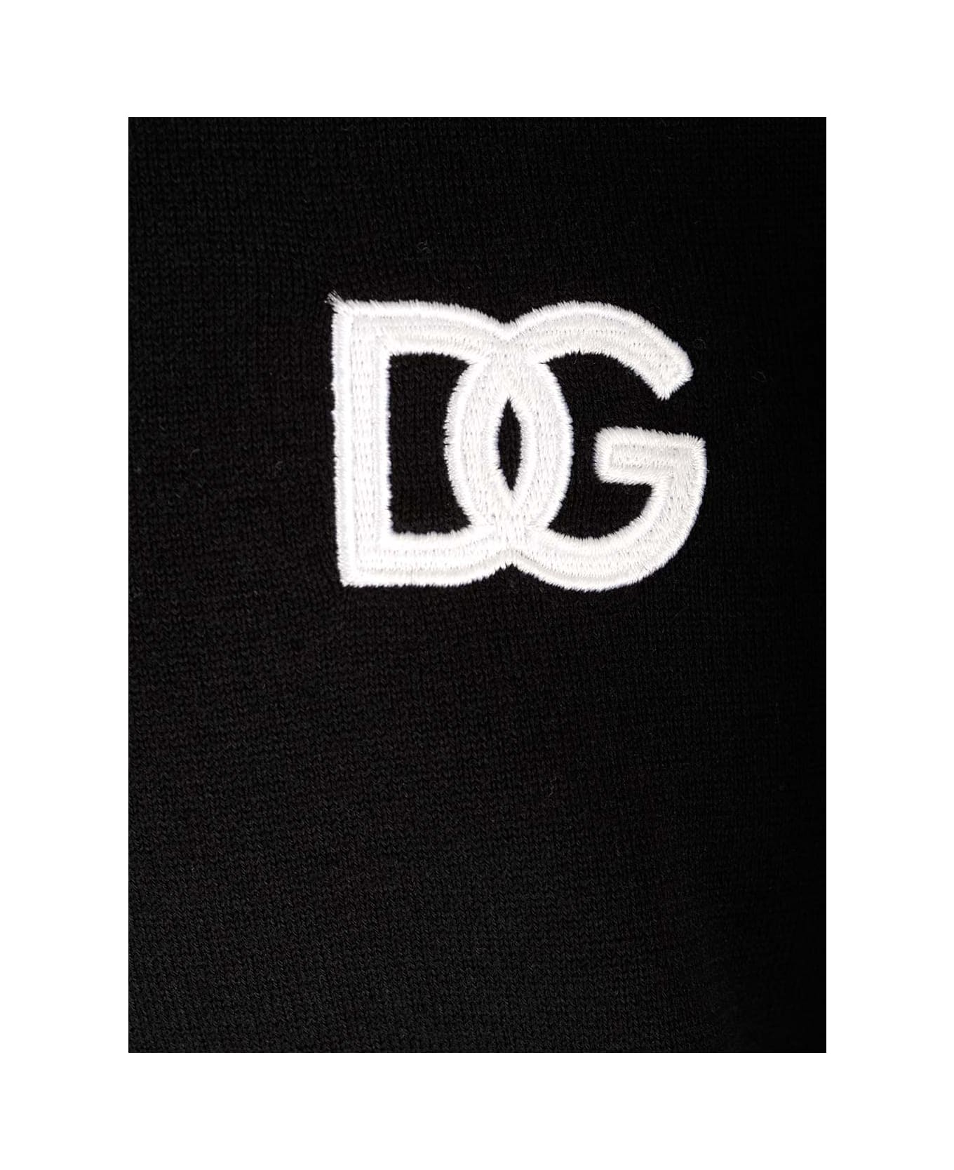 Dolce & Gabbana Slim Fit Polo Shirt - Black