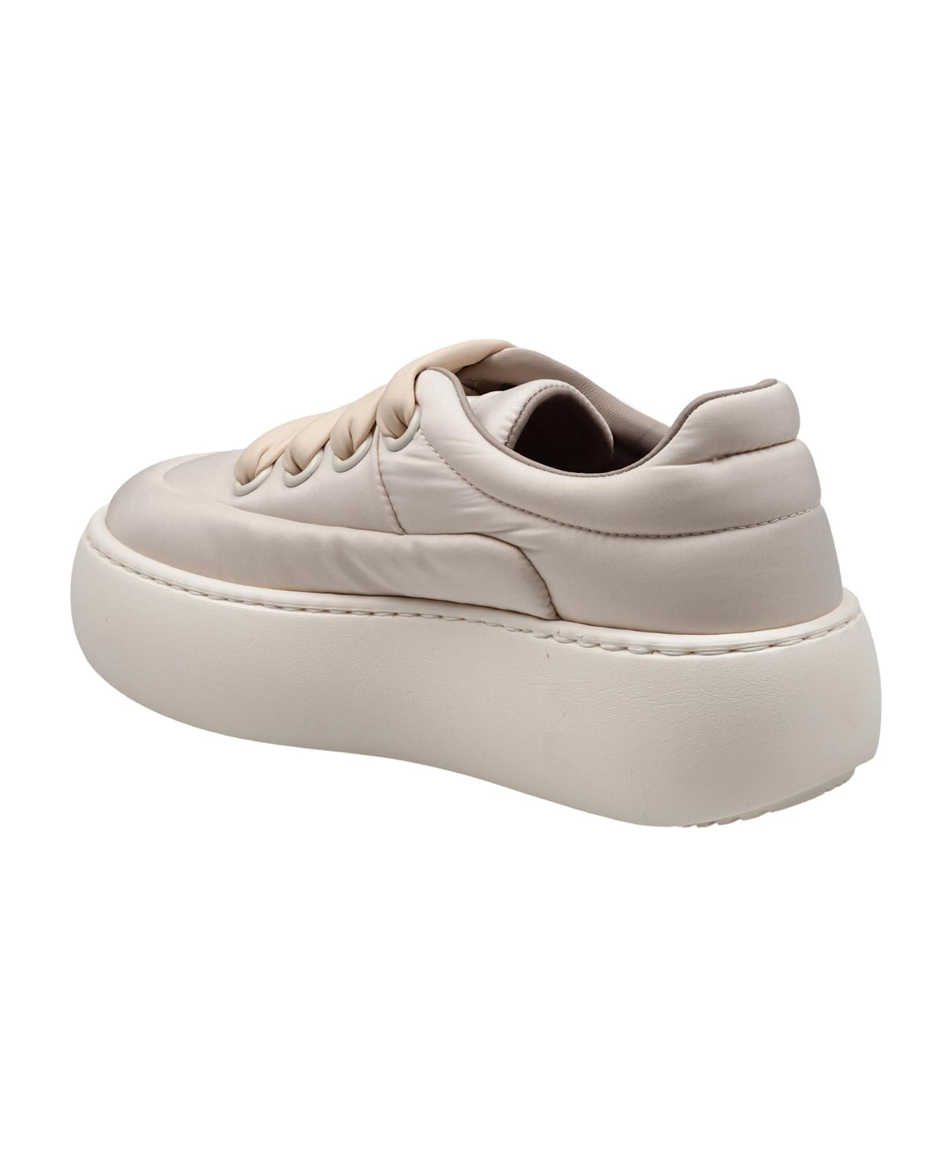 Barracuda Water-repellent Fabric Sneakers Cream Color - CREAM