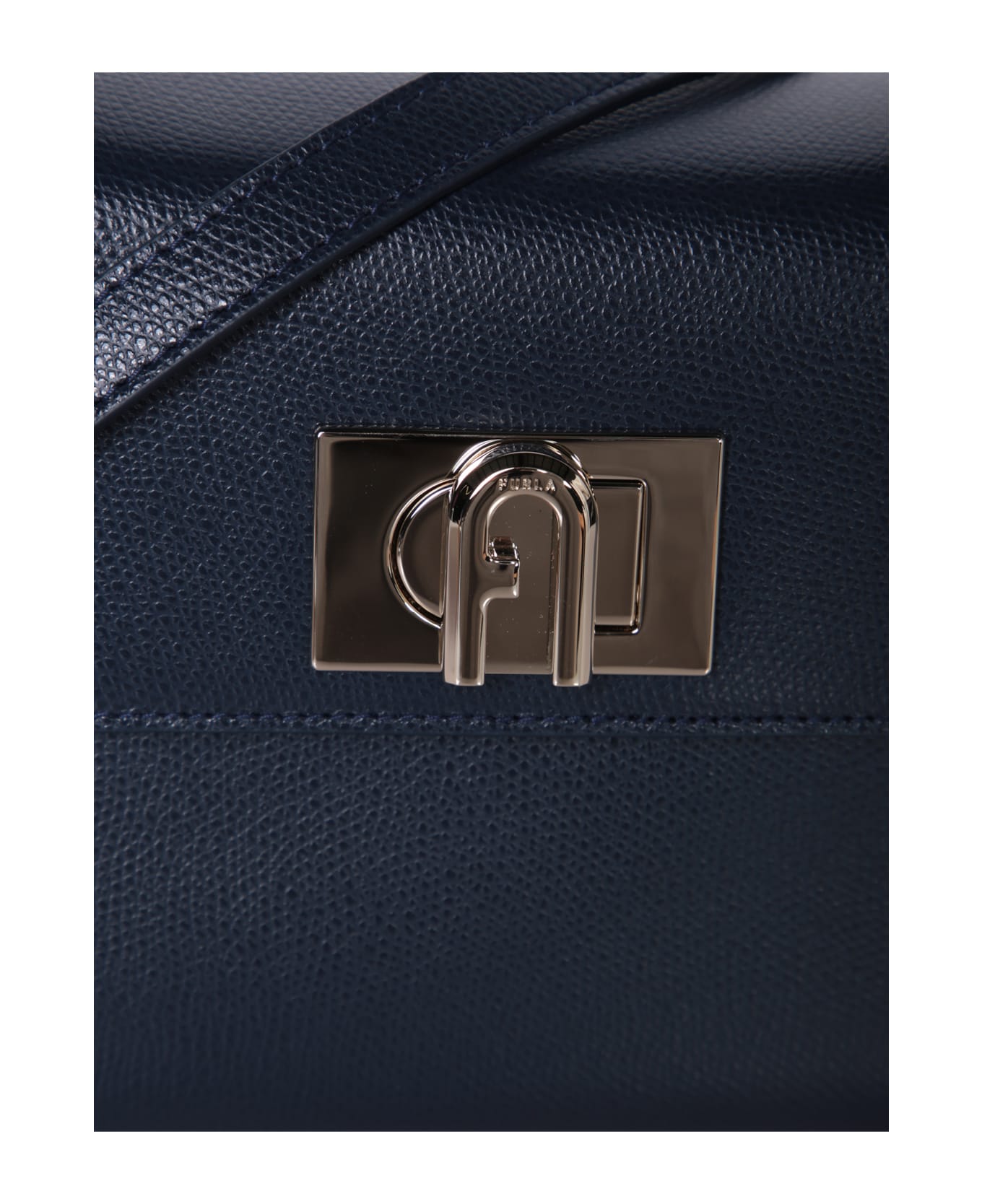 Furla 1927 Mini Top Handle Bag In Blue - Blue