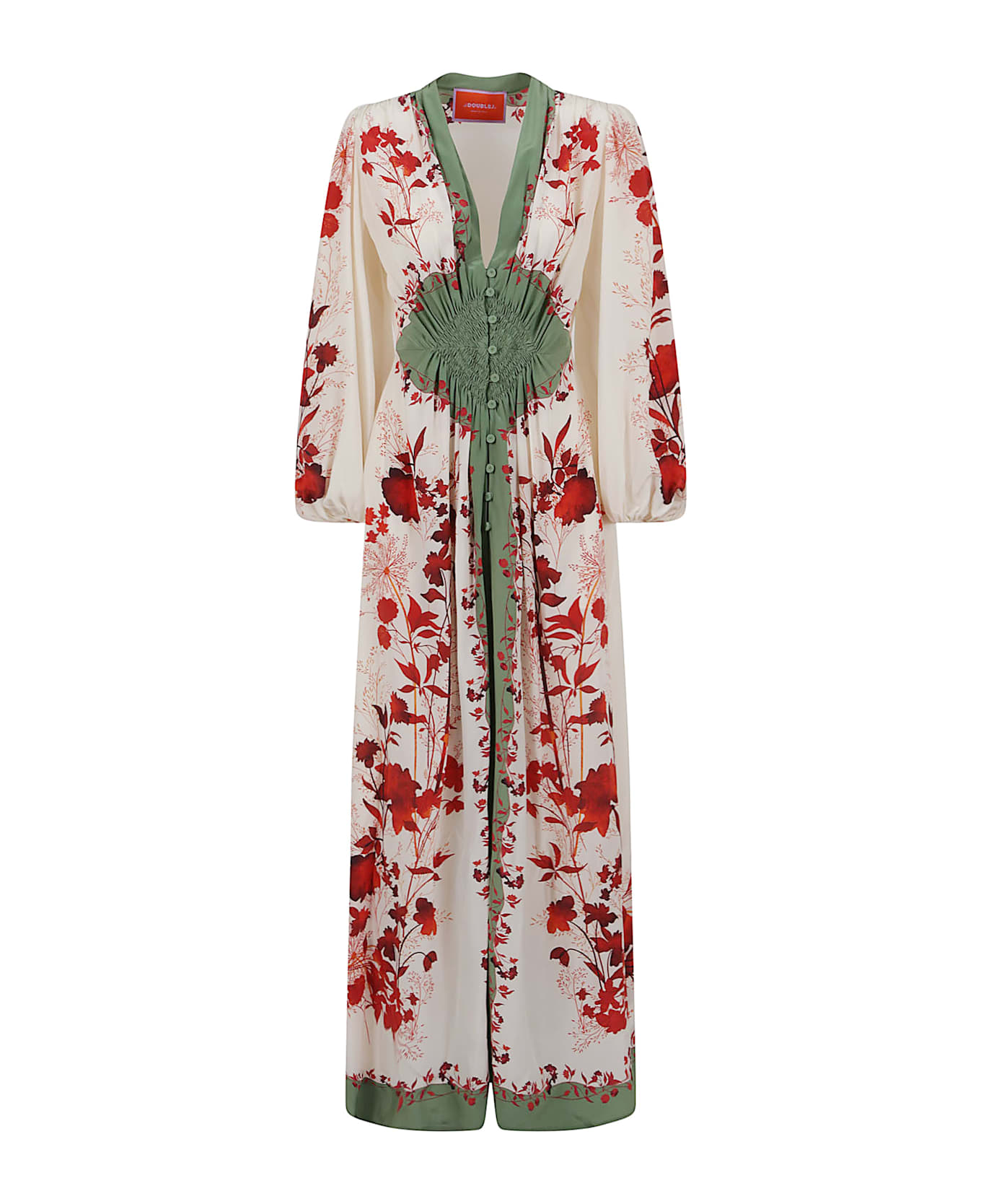 La DoubleJ Long Camerino Dress (placée) - Woodland Placee