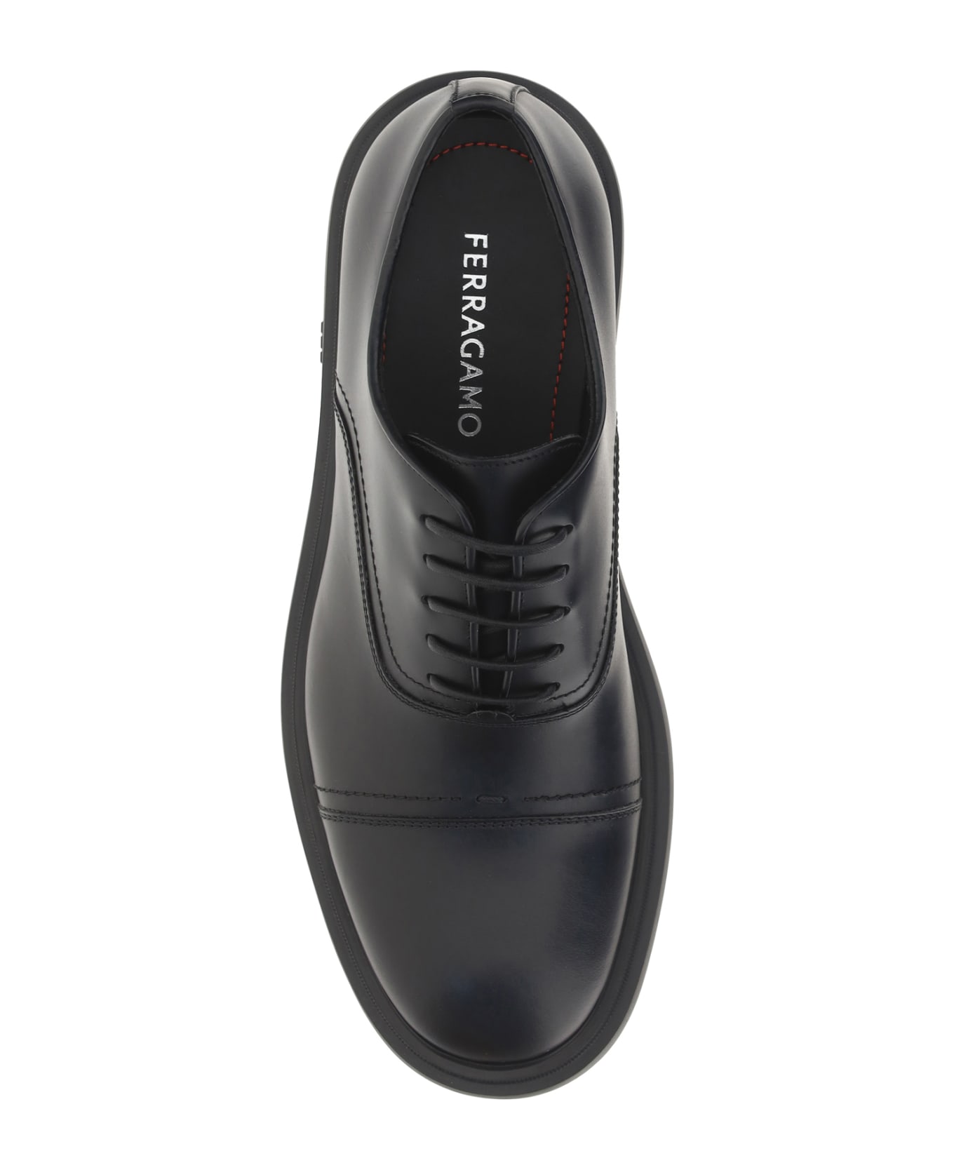 Ferragamo Balmoral Lace-up Shoes - Black