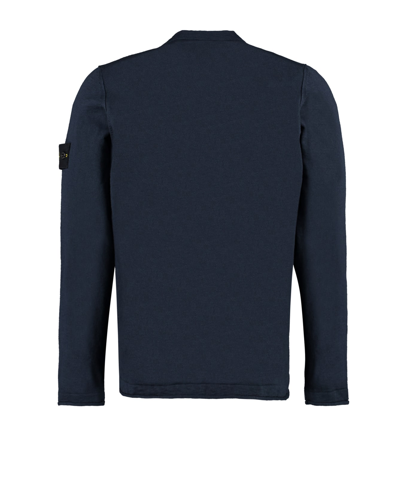 Stone Island Long Sleeve Crew-neck Sweater - blue