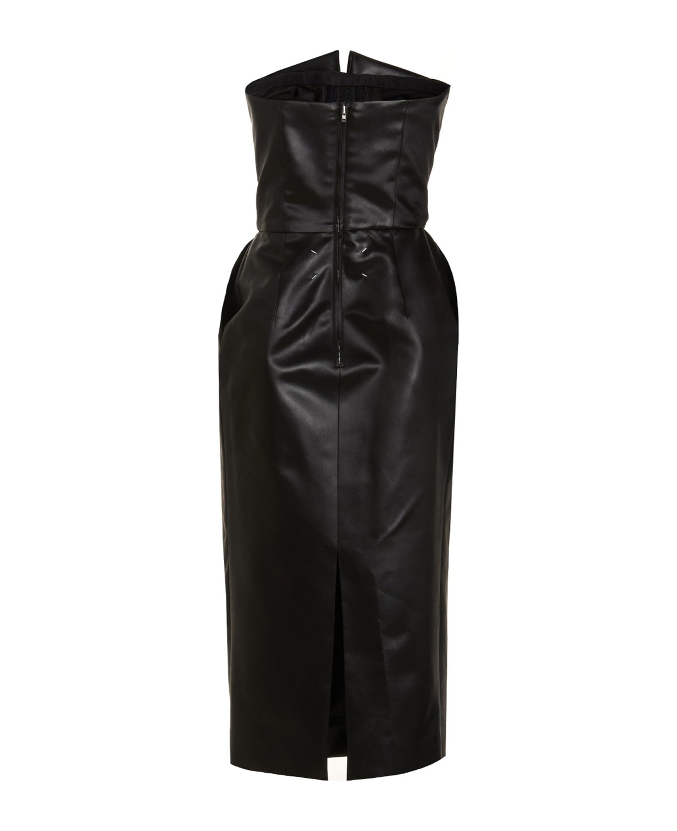 Maison Margiela Silky Satin Dress - Black   ワンピース＆ドレス