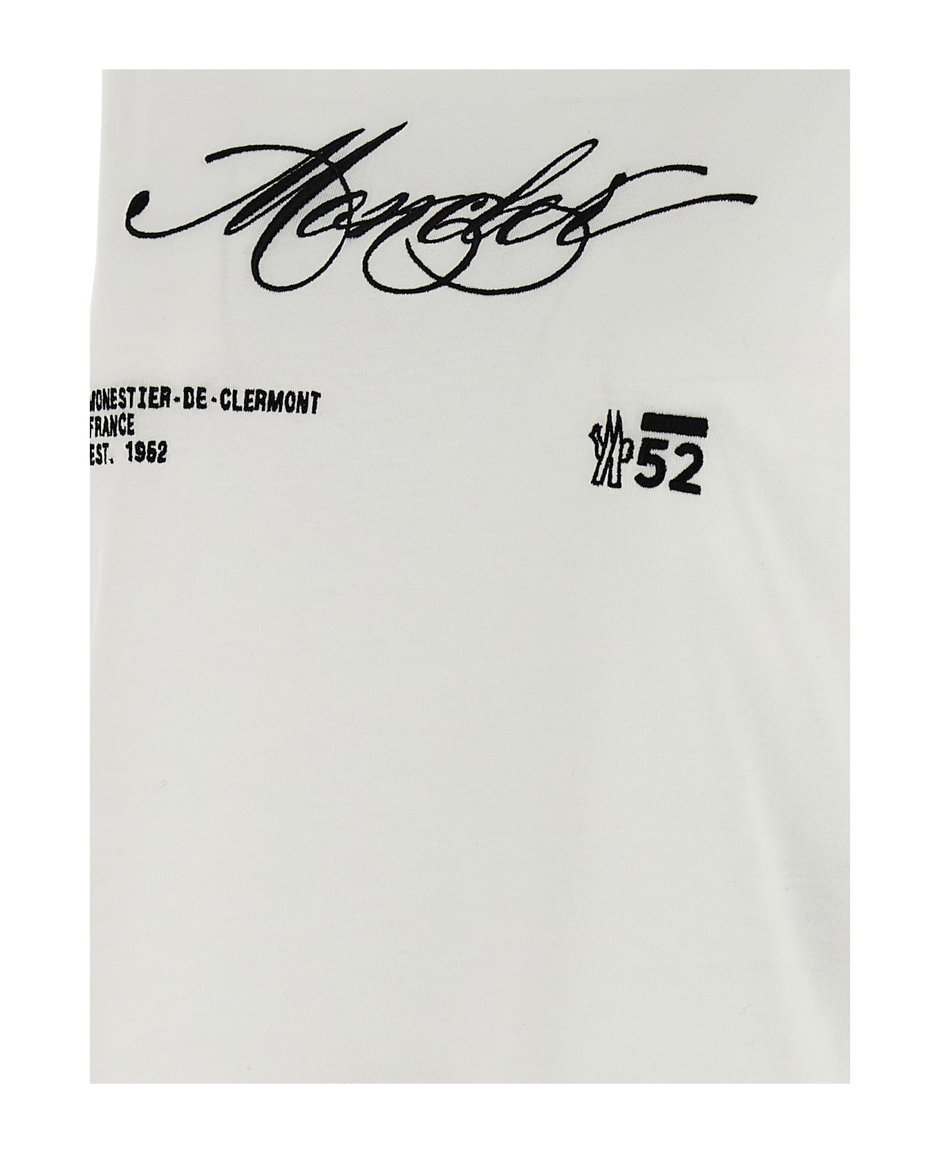 Moncler Embroidery T-shirt - White