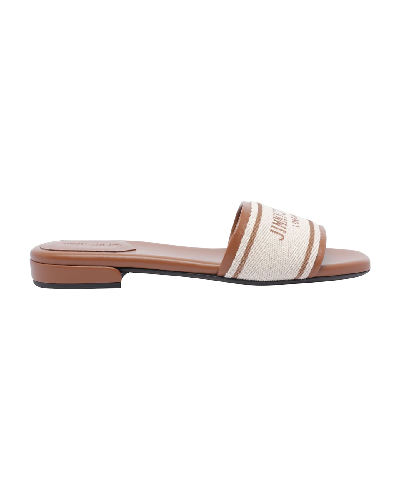 Jimmy Choo Joa Flat Sandals - Brown