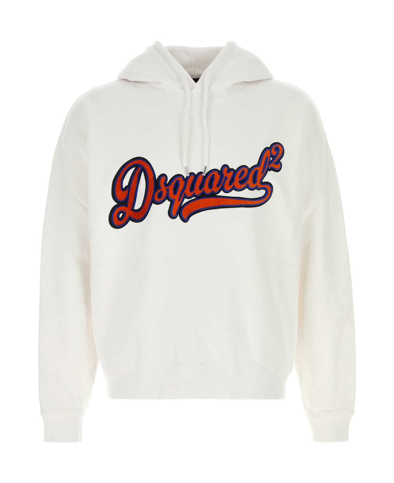 Dsquared2 White Cotton Sweatshirt - White