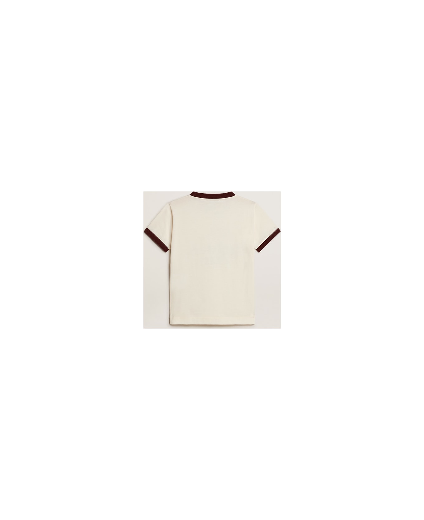 Golden Goose T-shirt Con Stampa - White