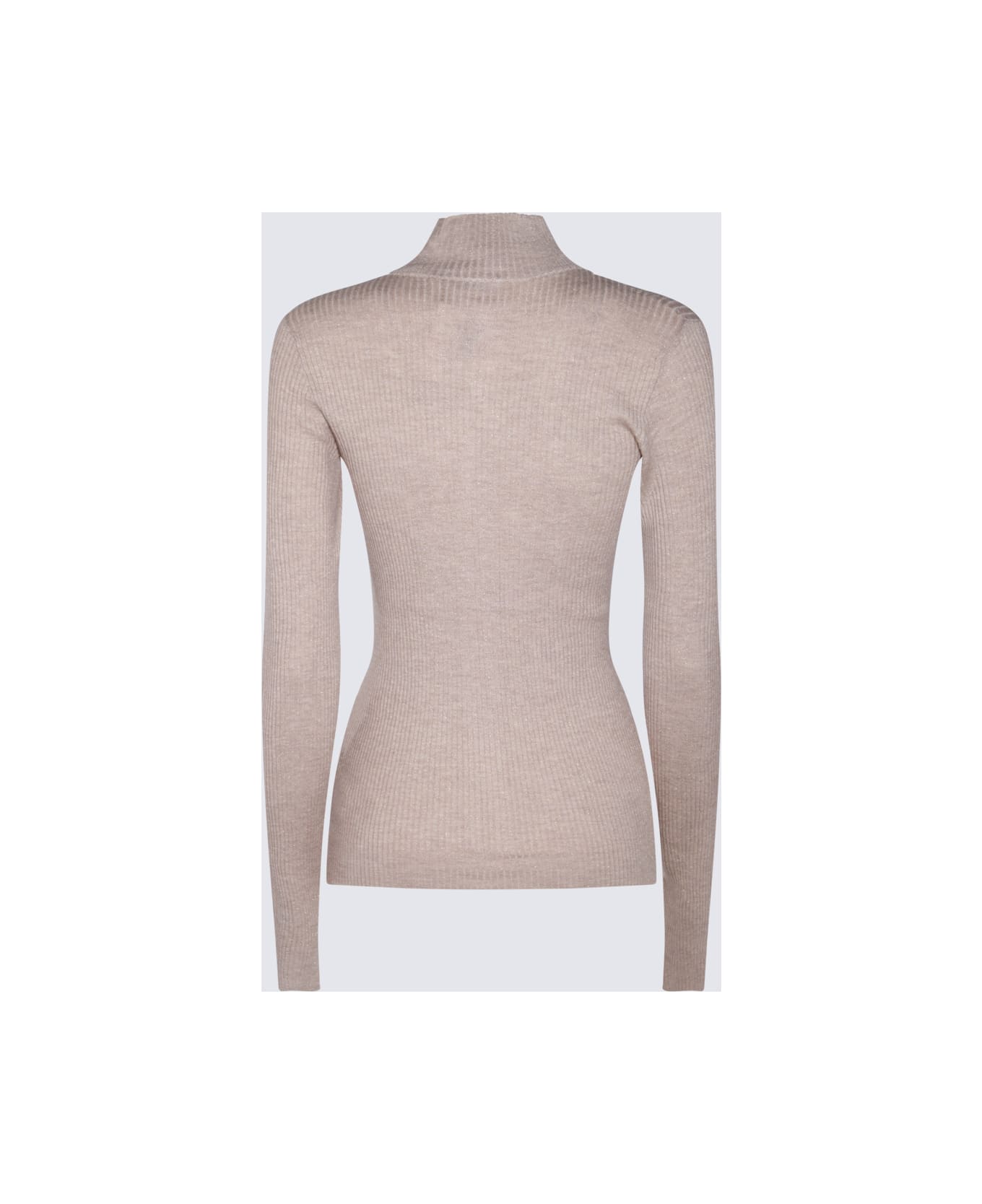 Brunello Cucinelli Beige Wool Knitwear - Beige
