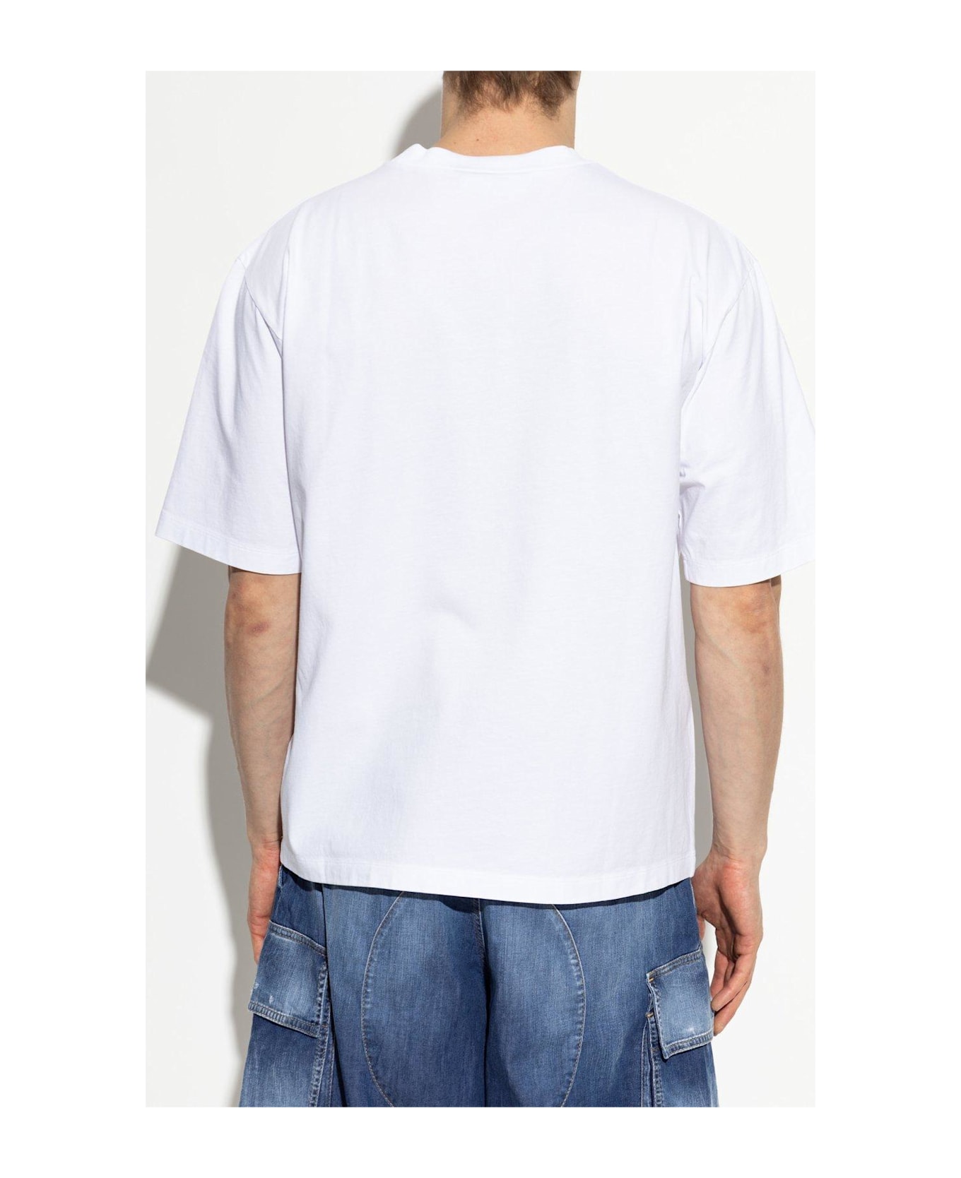 Dsquared2 Summer Lovers Loose Fit Sunset T-shirt - WHITE