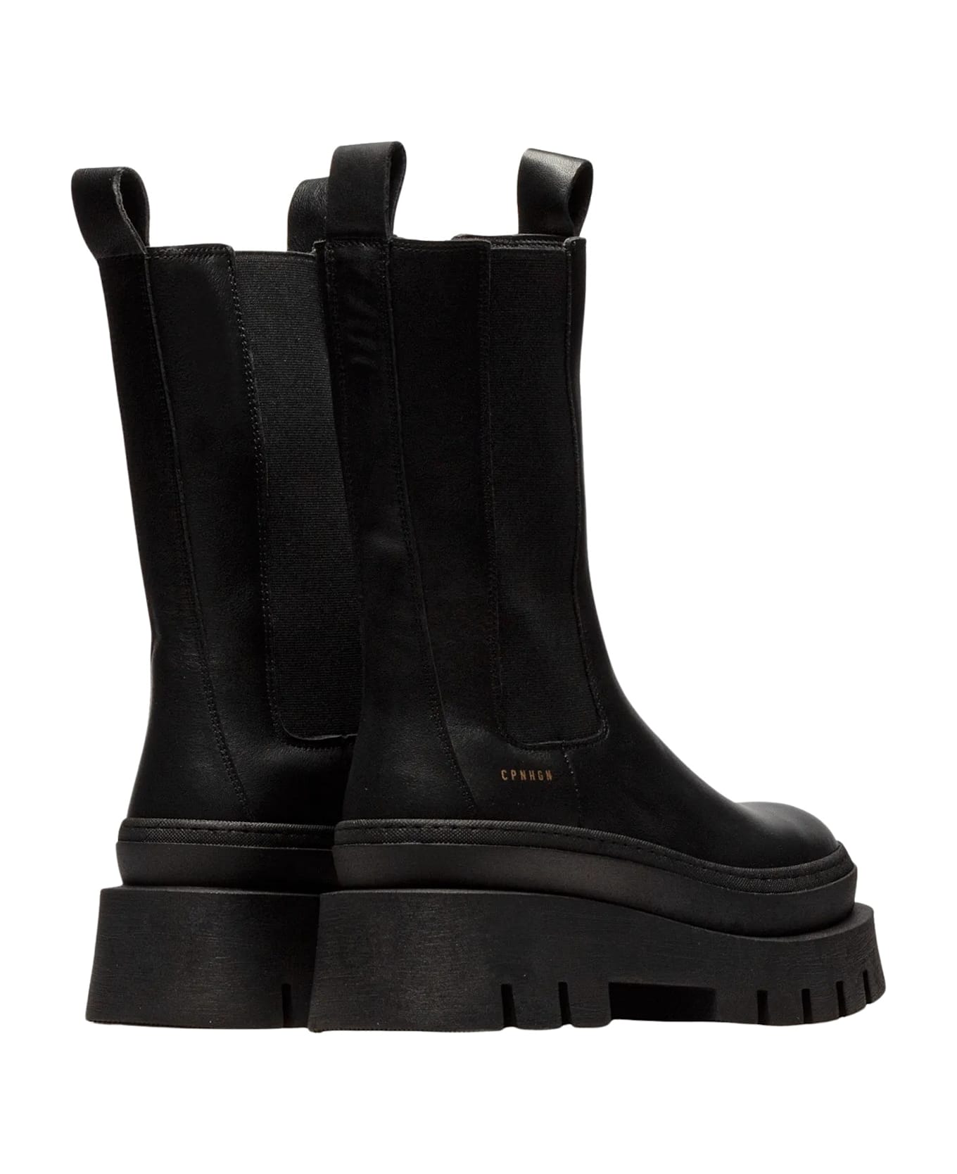 Copenhagen Leather Chelsea Boot - Blk Black