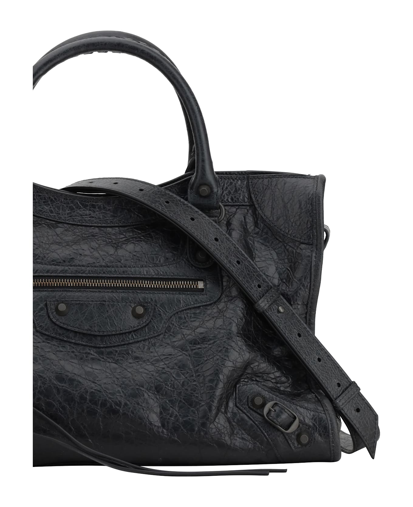 Balenciaga Le City Medium Shoulder Bag - Black