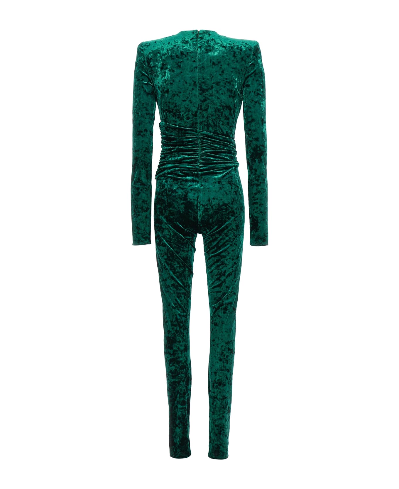 Alexandre Vauthier Velvet Suit - Green ジャンプスーツ