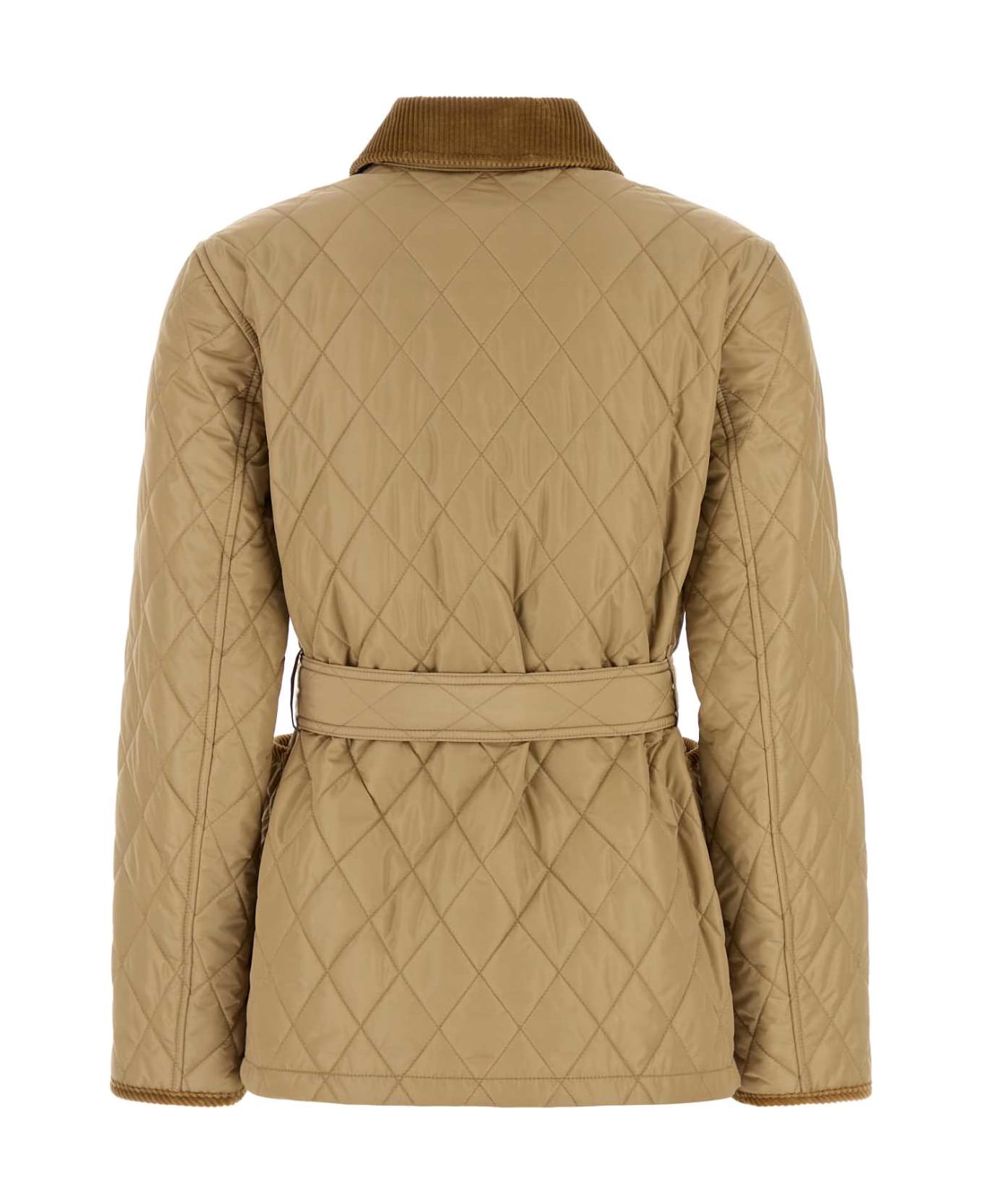 Burberry Beige Nylon Jacket - FLAX