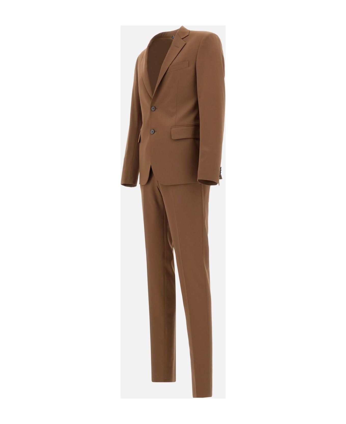 Brian Dales "ga87" Suit Two-piece Cool Wool - BROWN