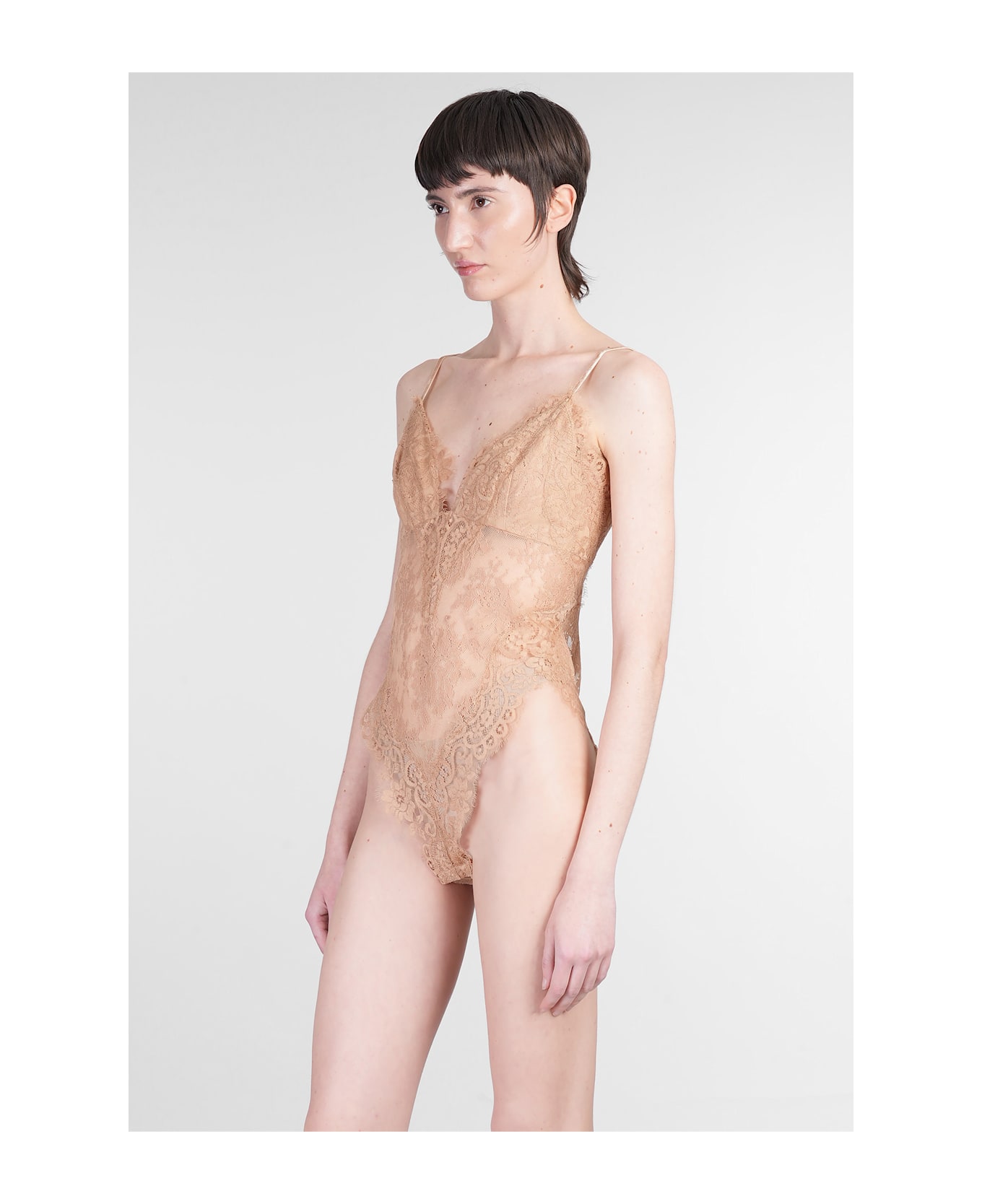 Zimmermann Body In Taupe Polyamide - taupe