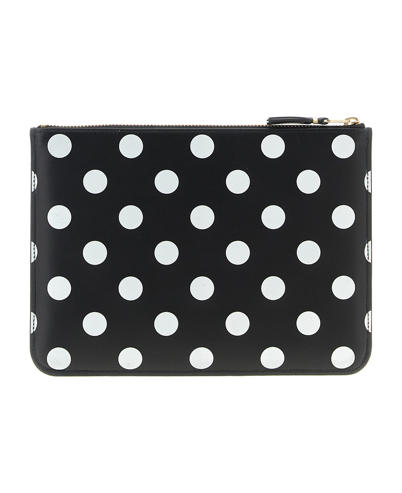 Comme des Garçons Wallet 
polka Dots Printed
 Wallet - White/Black