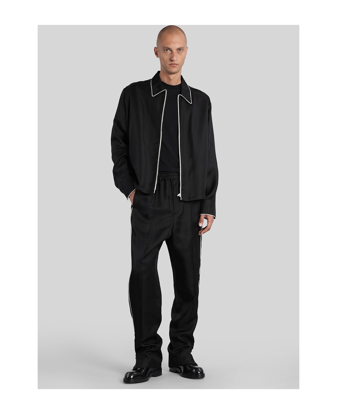 Jil Sander Shirt 171 Shirt In Black Viscose - black