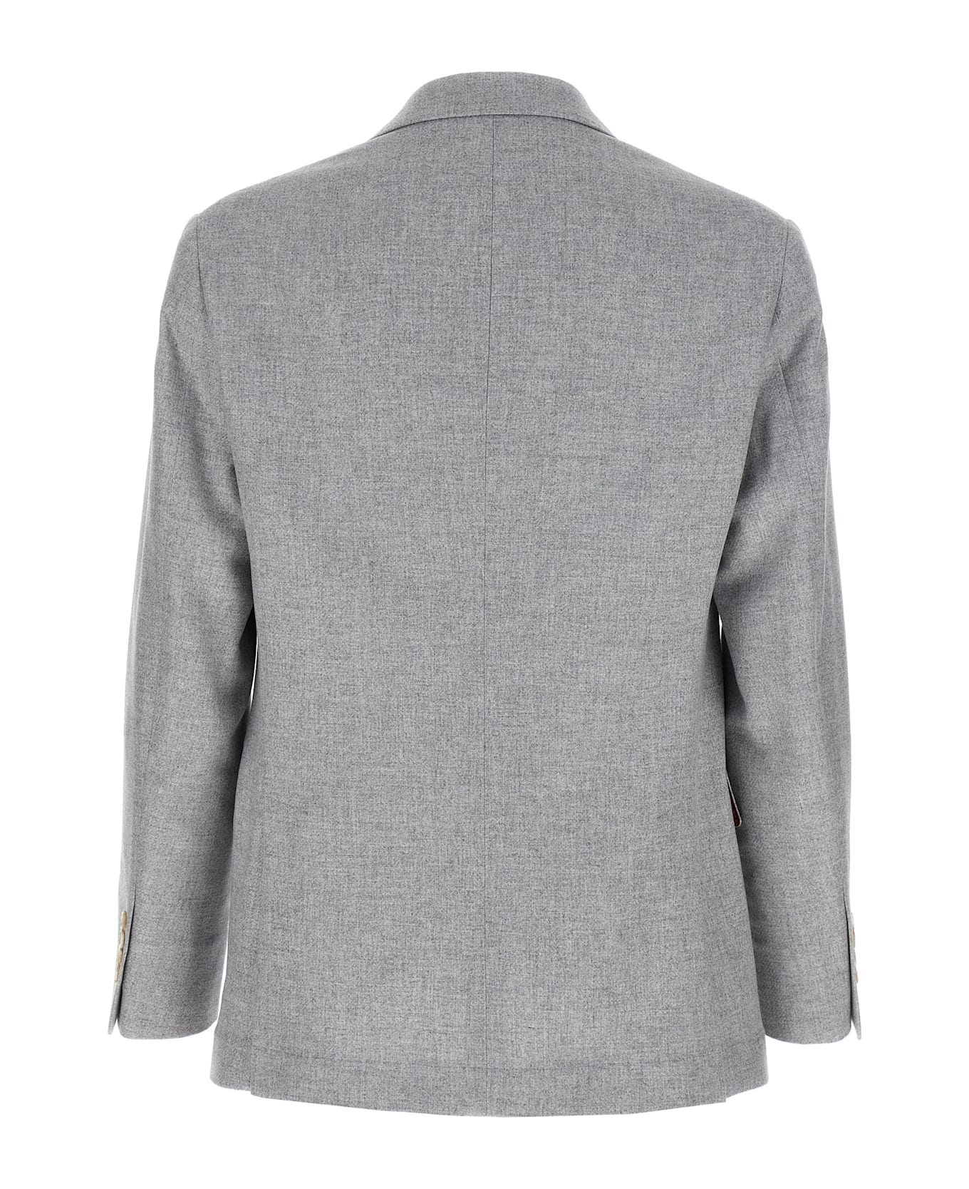 Brunello Cucinelli Single-breasted Blazer - Gray