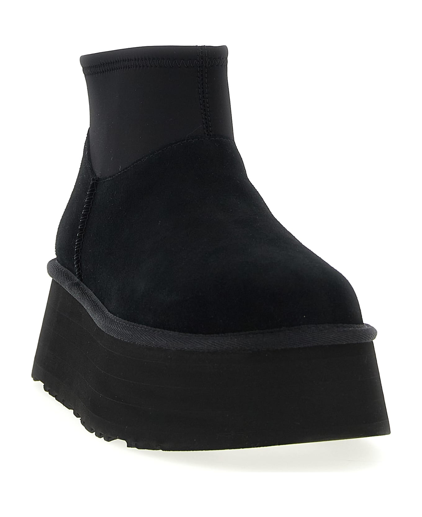 UGG 
classic Mini Dipper
 Ankle Boots - BLACK
