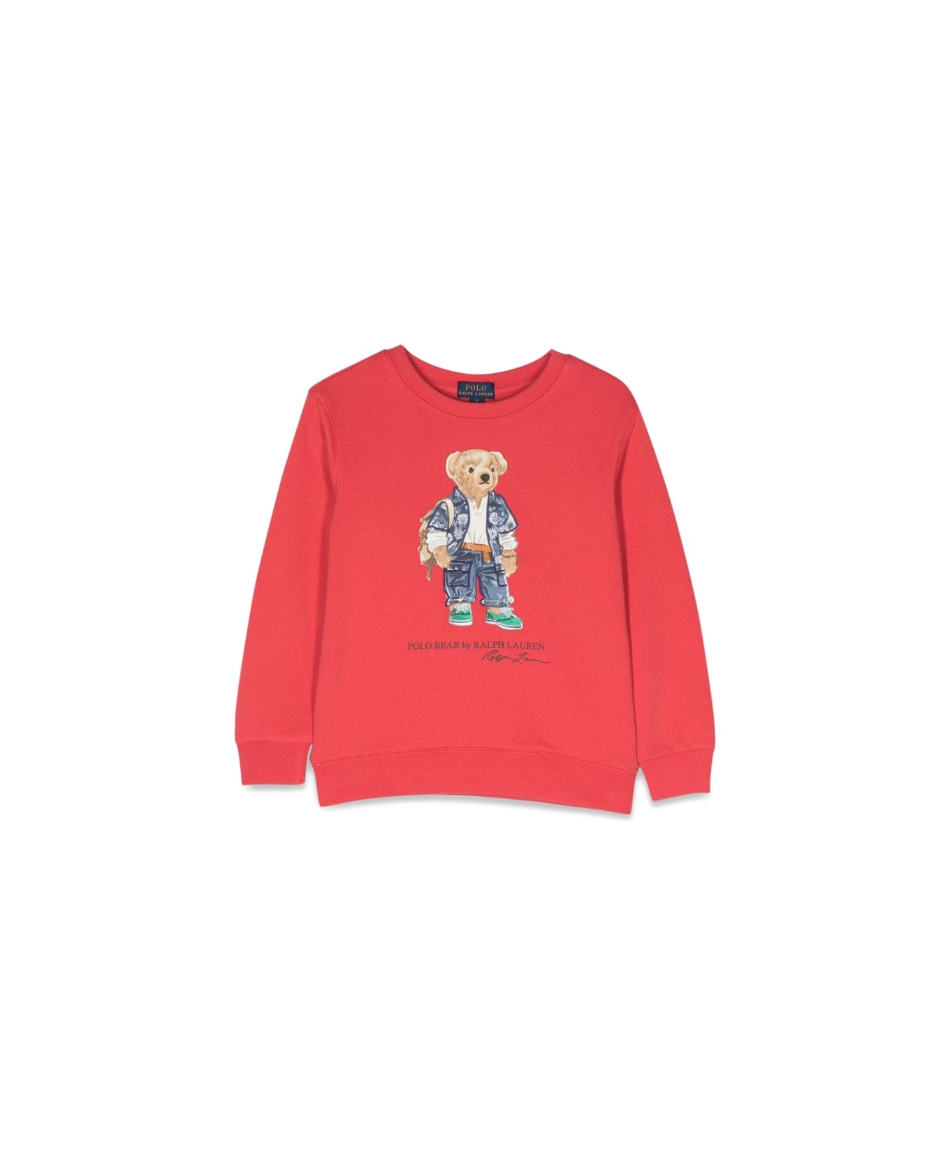 Polo Ralph Lauren Bear Crewneck Sweatshirt - RED