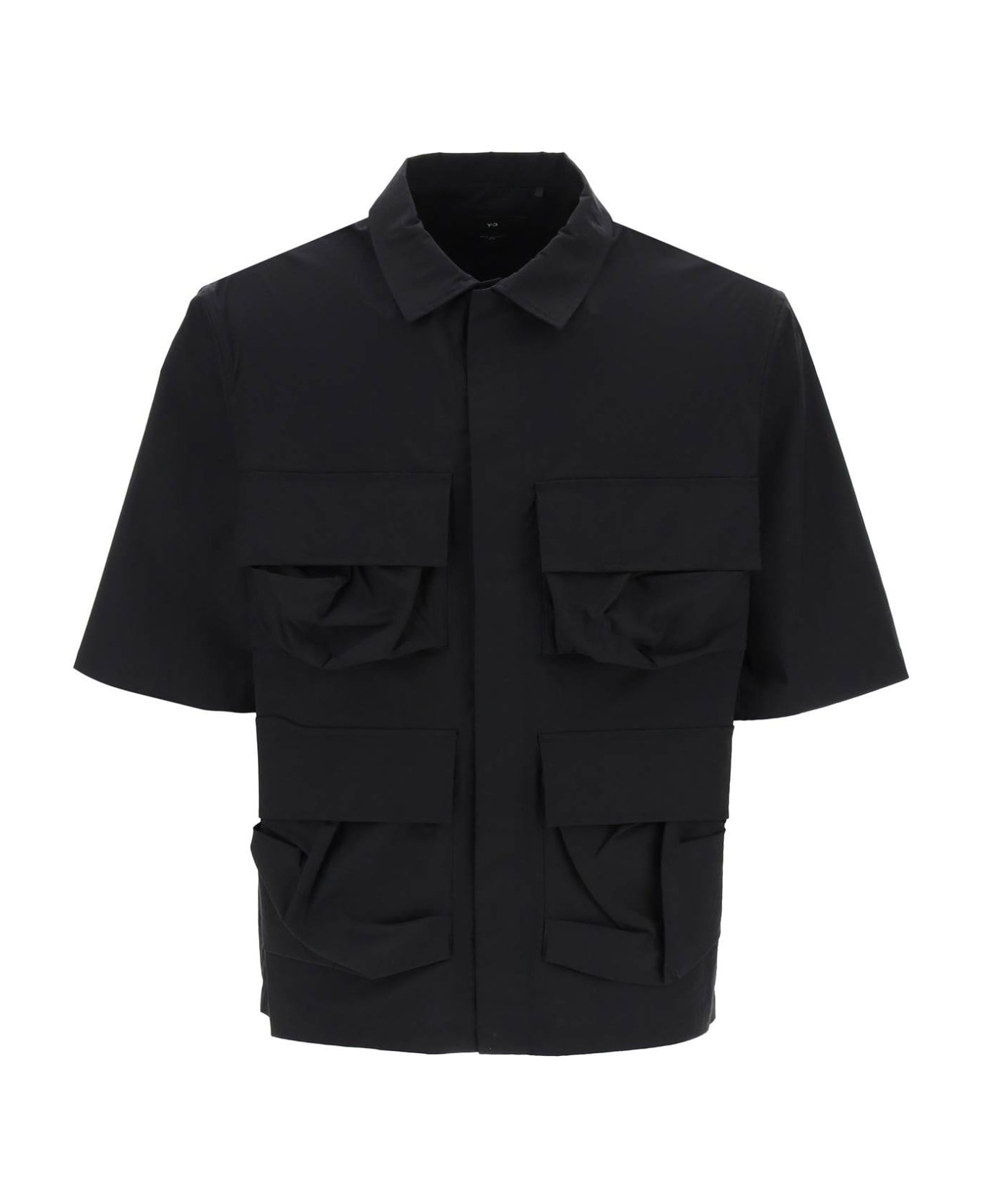 Y-3 Technical Fabric Shirt - black