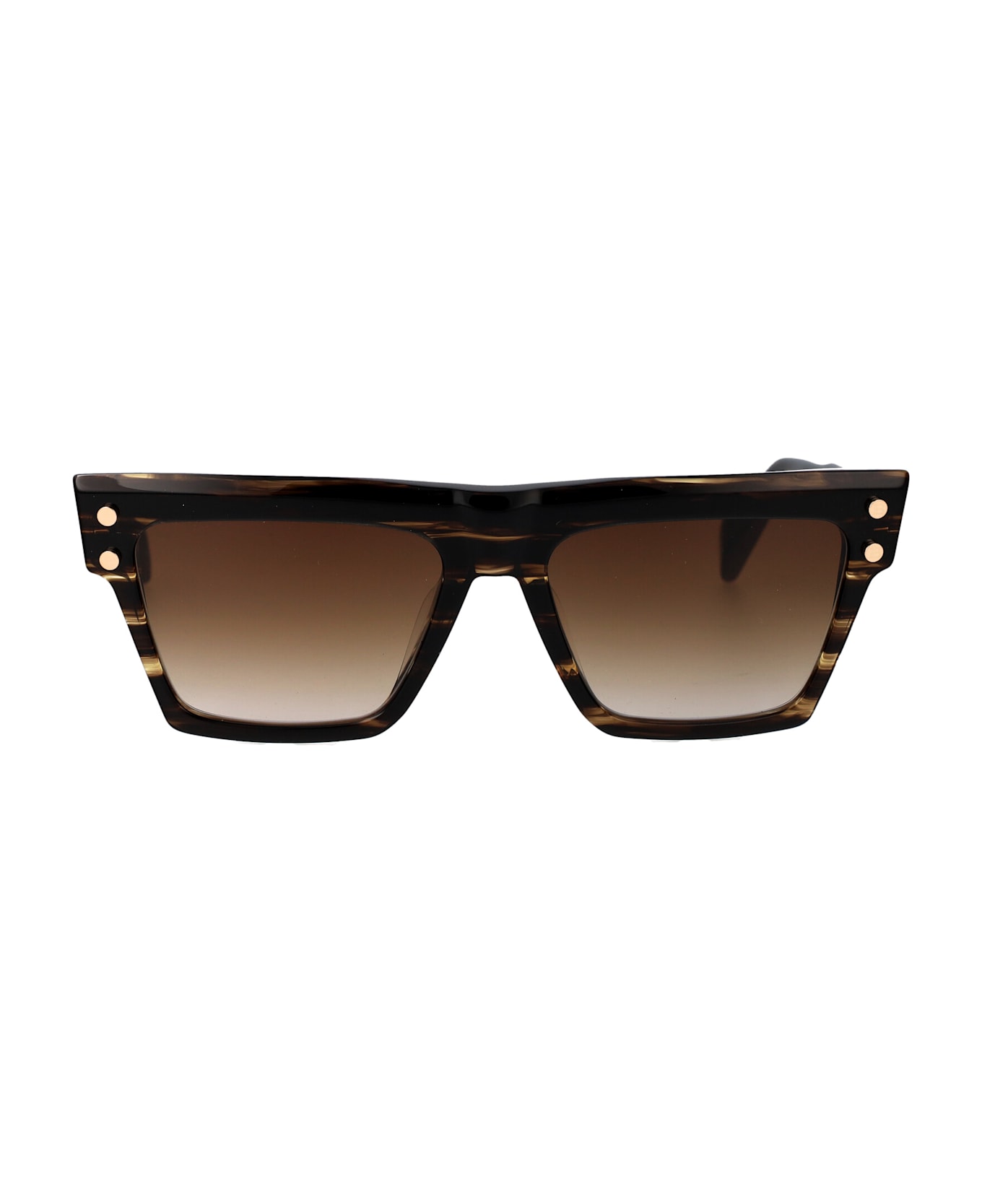 Balmain Bps-121b-54 Sunglasses - 121B BRN-GLD