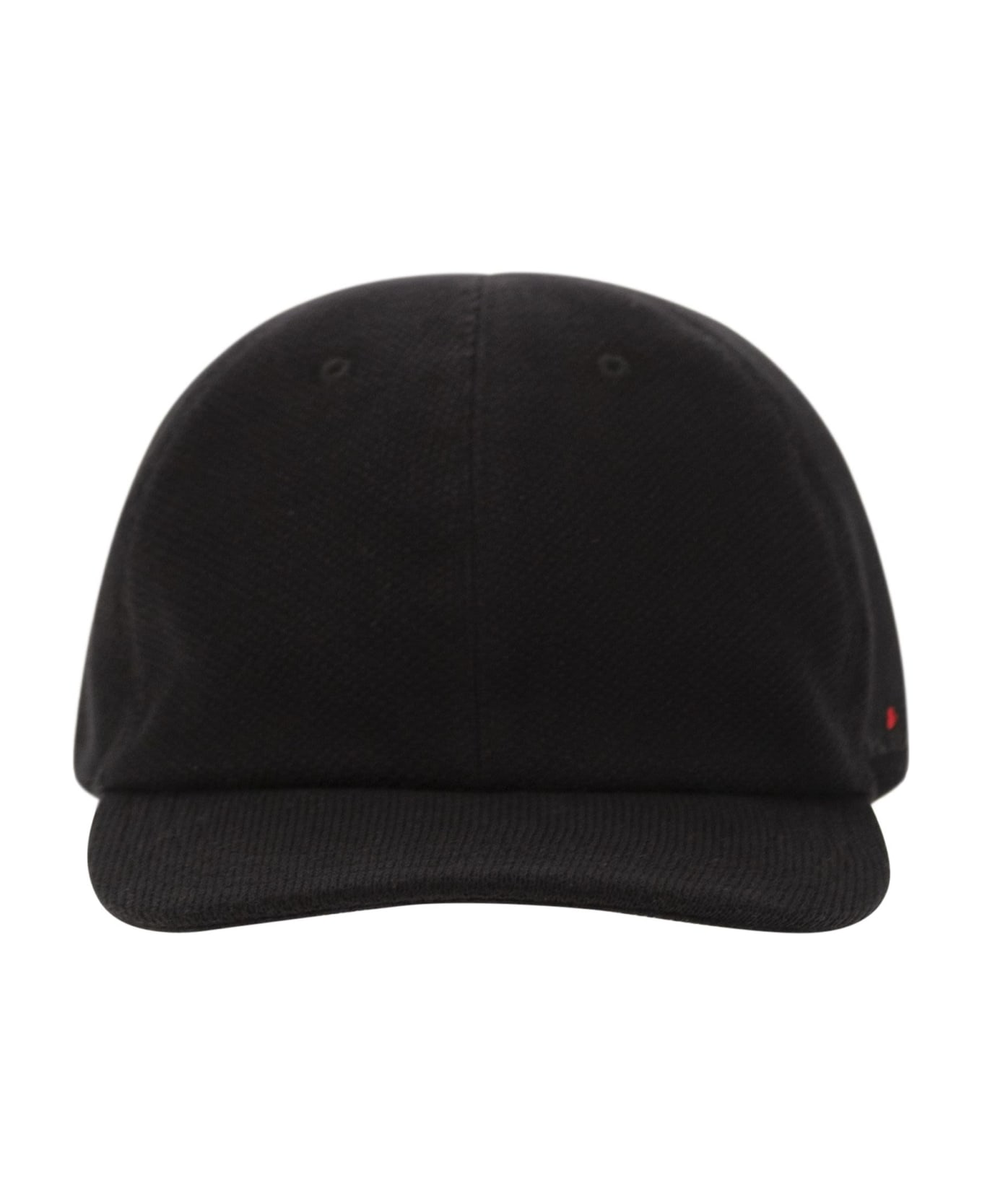 Kiton Cotton Baseball Cap - Black