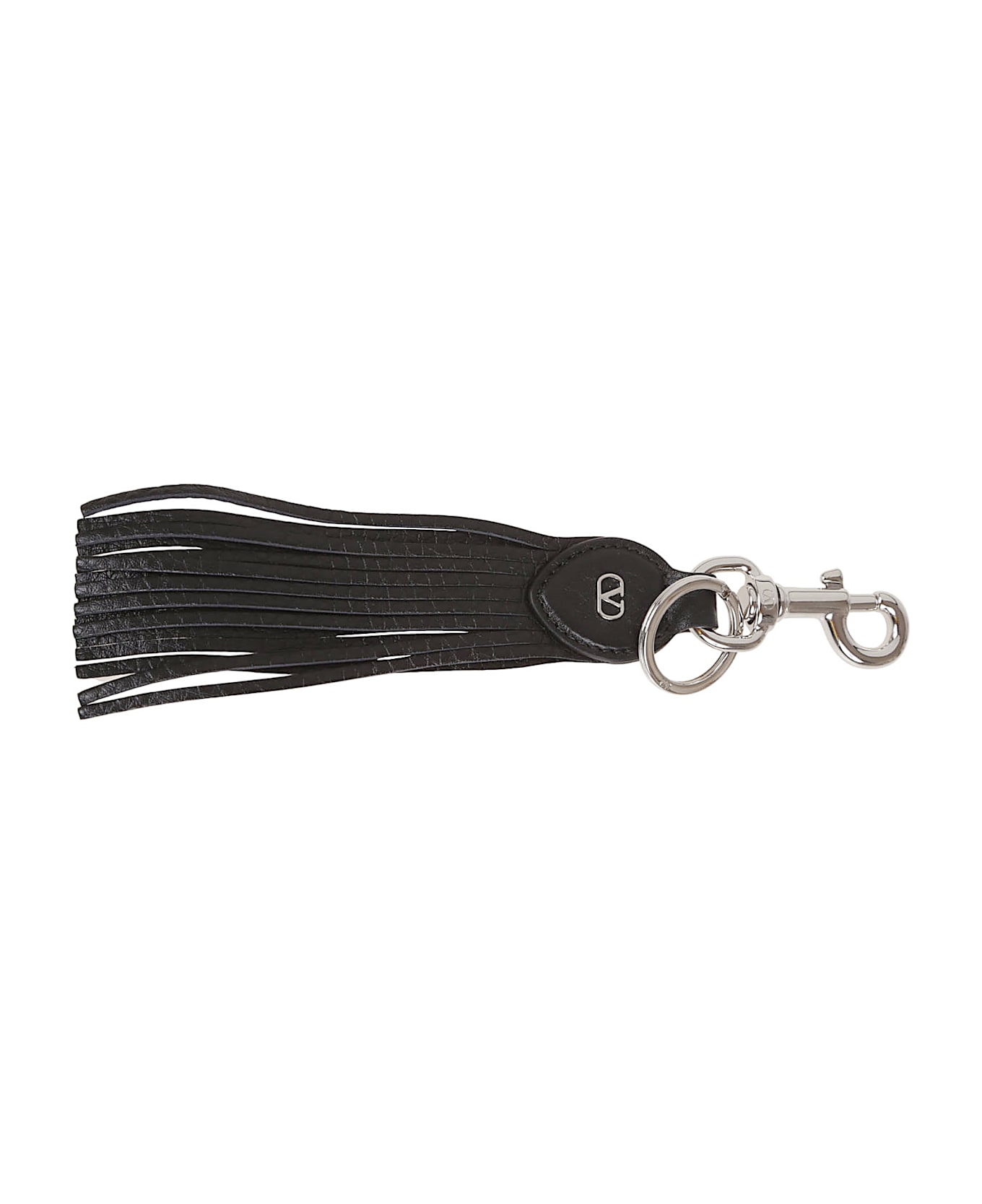 Valentino Garavani Key Ring | Vlogo Signature. | Vit.st.alce/palladium Logo - No Nero