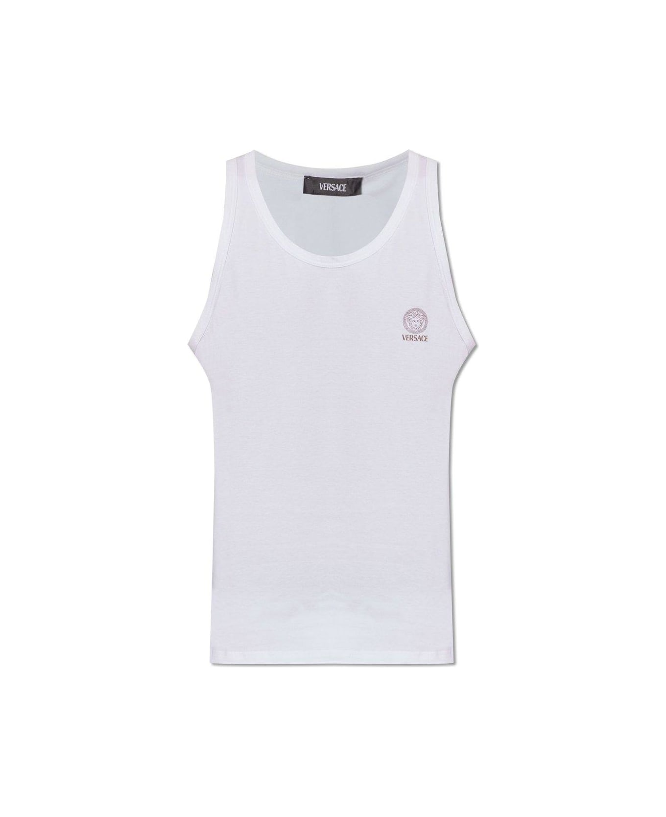 Versace Collection Sleeveless Top - WHITE