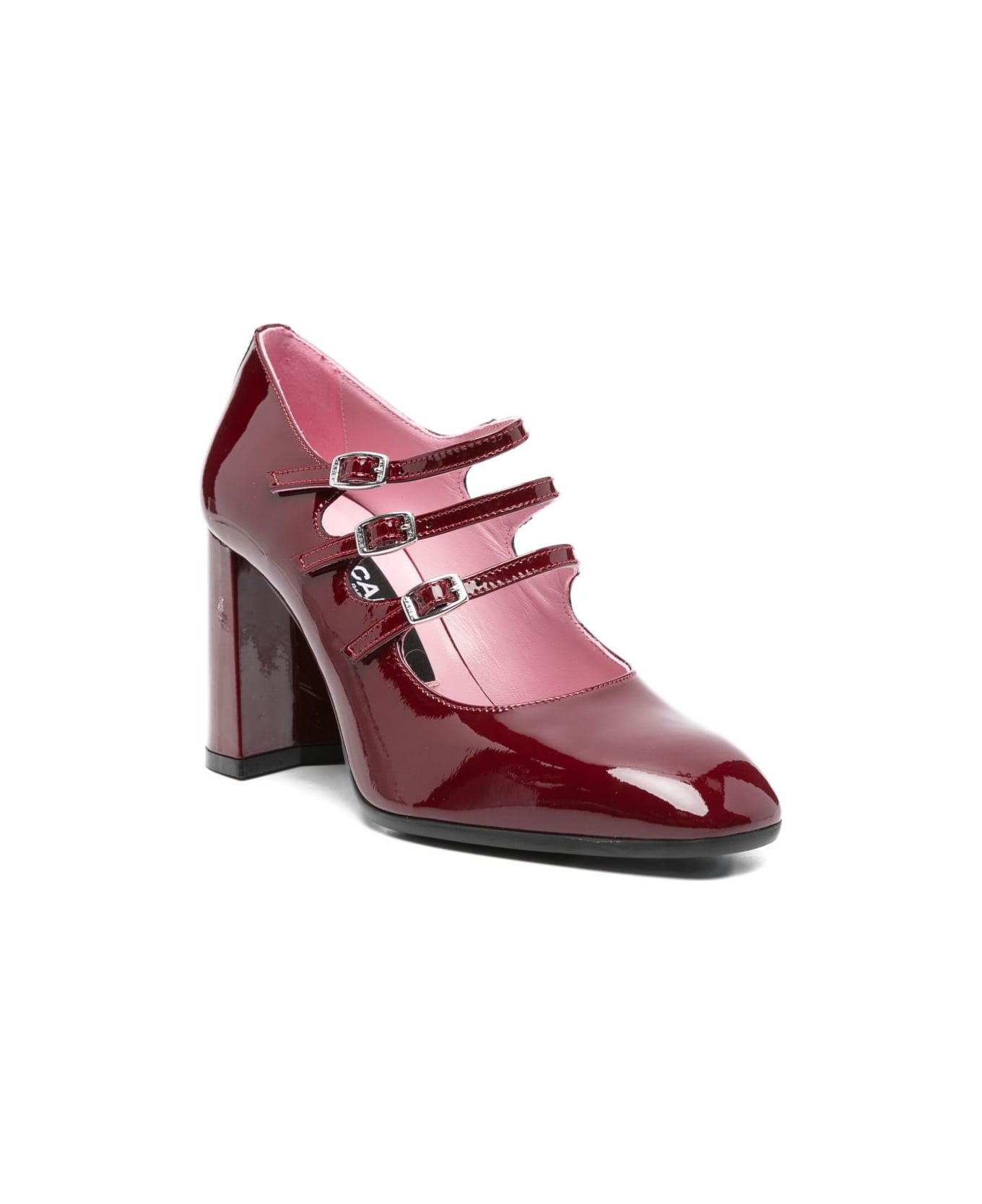 Carel Keel Patent Leather Pumps - Bordeaux