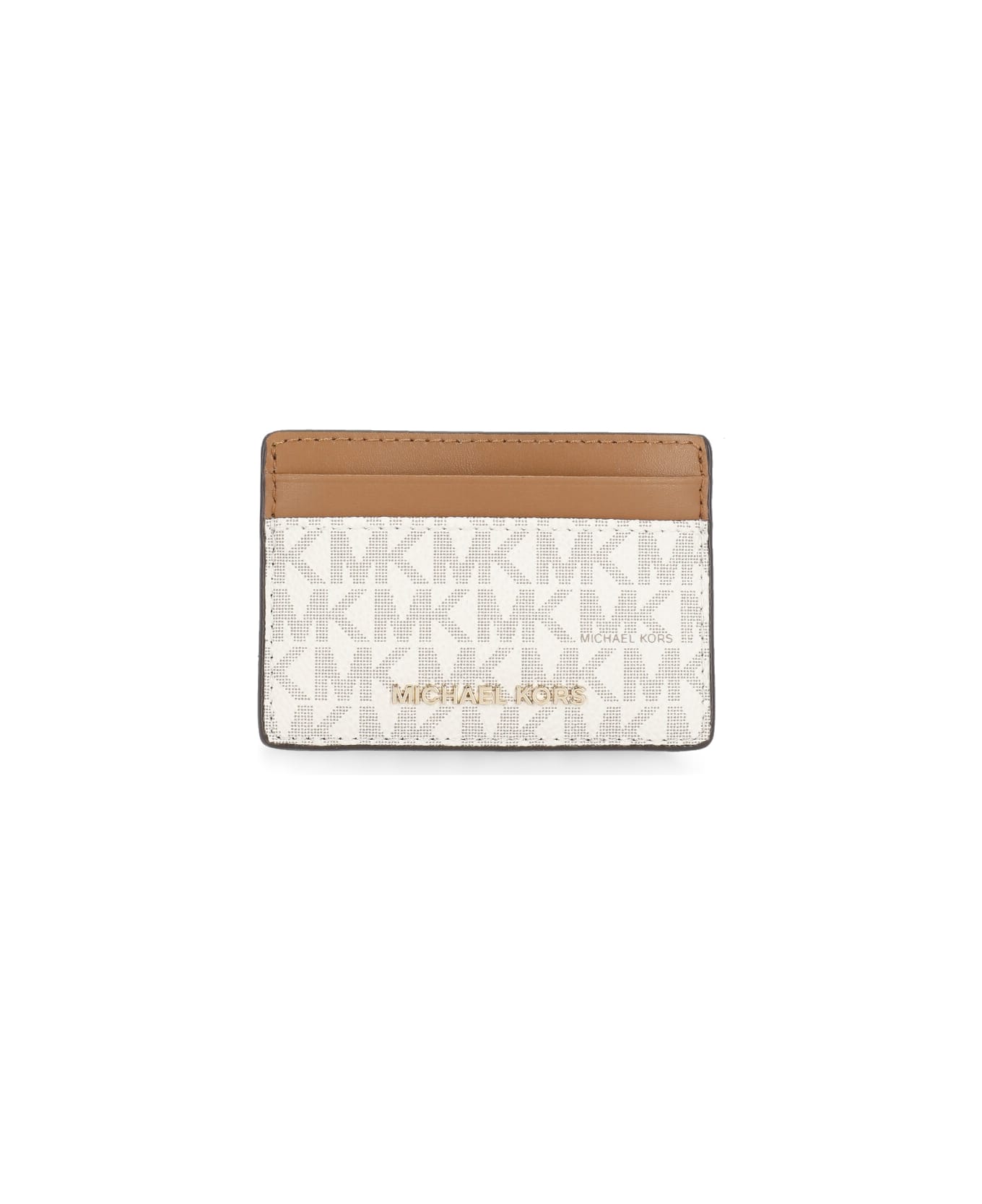 MICHAEL Michael Kors Monogram Cards Holder - Beige