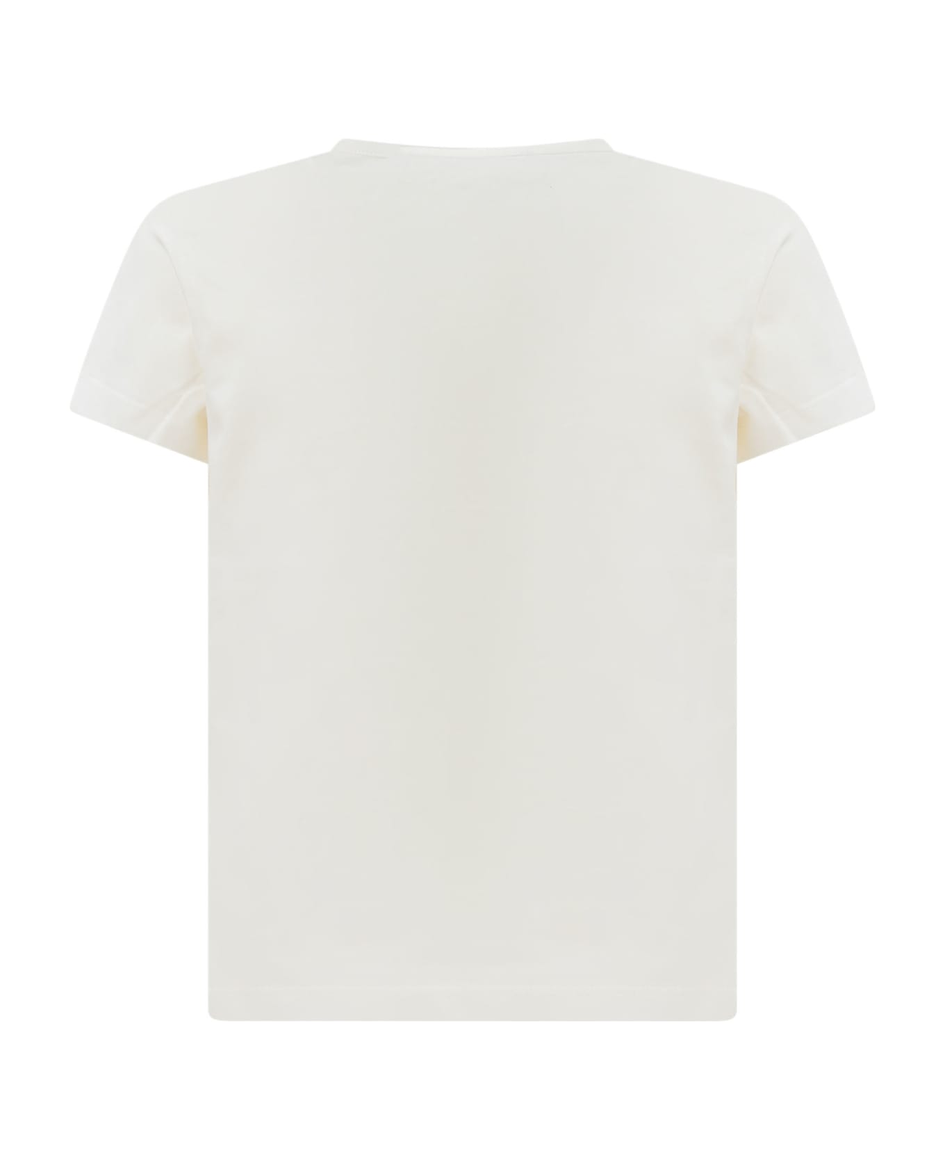 Versace T-shirt With Logo - BIANCO-ROSE