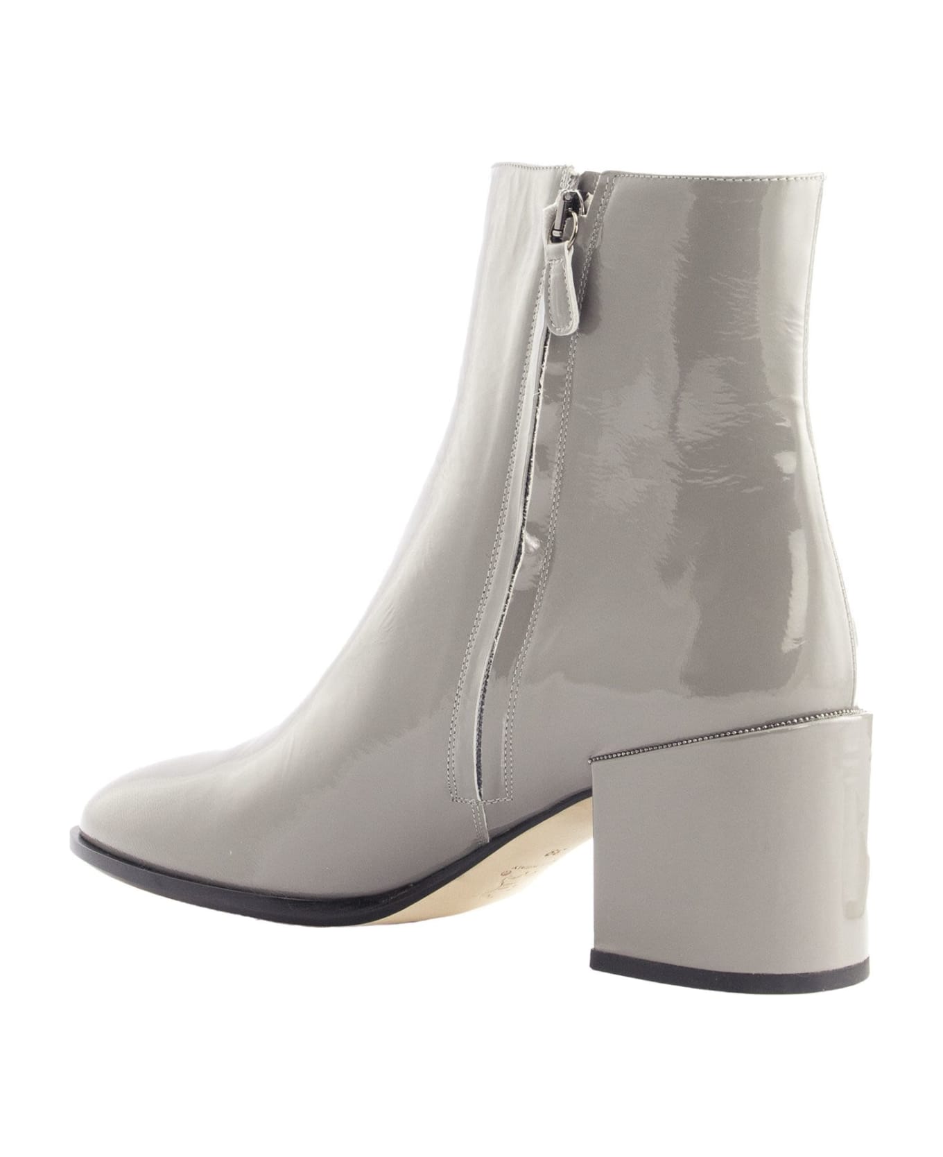 Fabiana Filippi Elegant Leather Boots - Grey