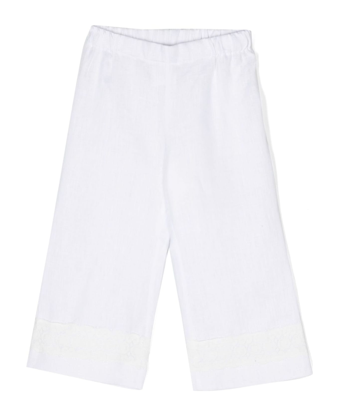 La stupenderia Trousers White - White