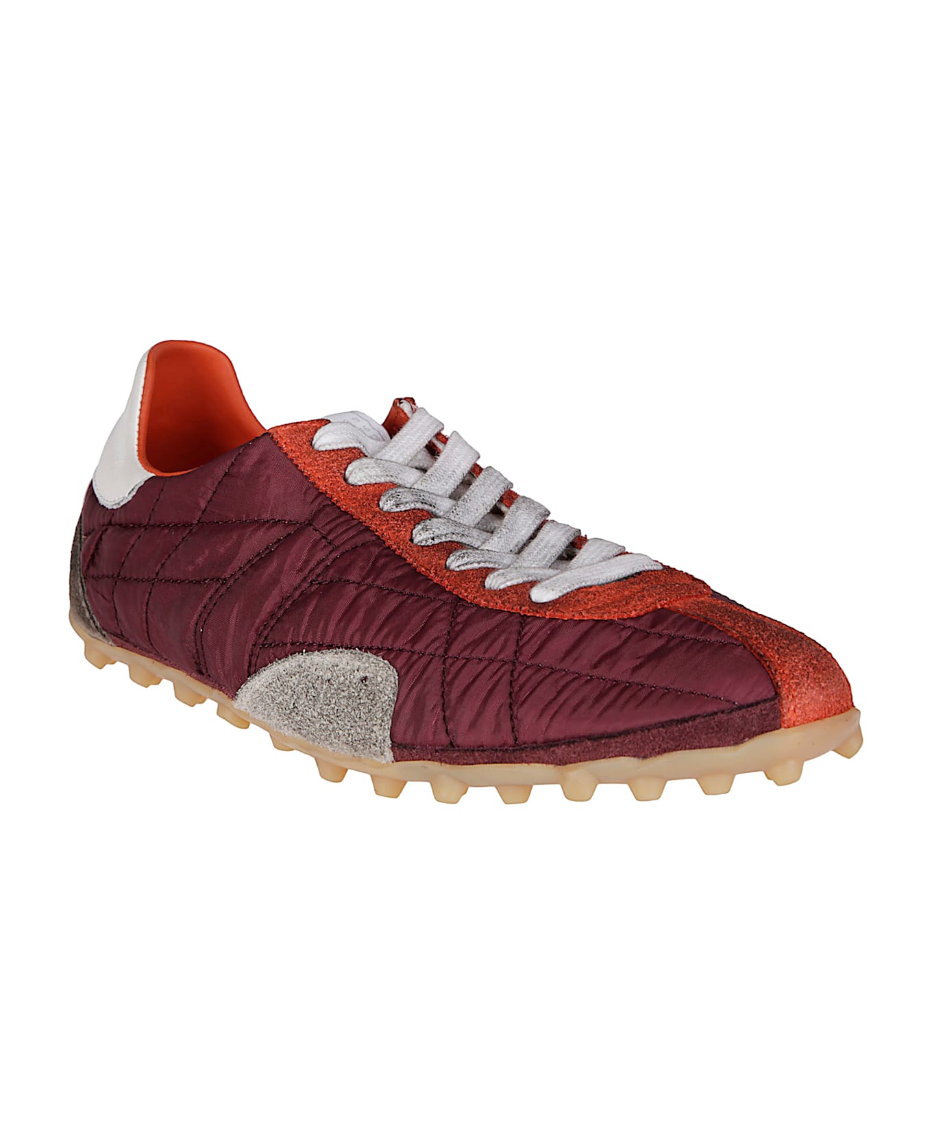 Maison Margiela Dark Red Sneakers - Oxblood/White/Grey
