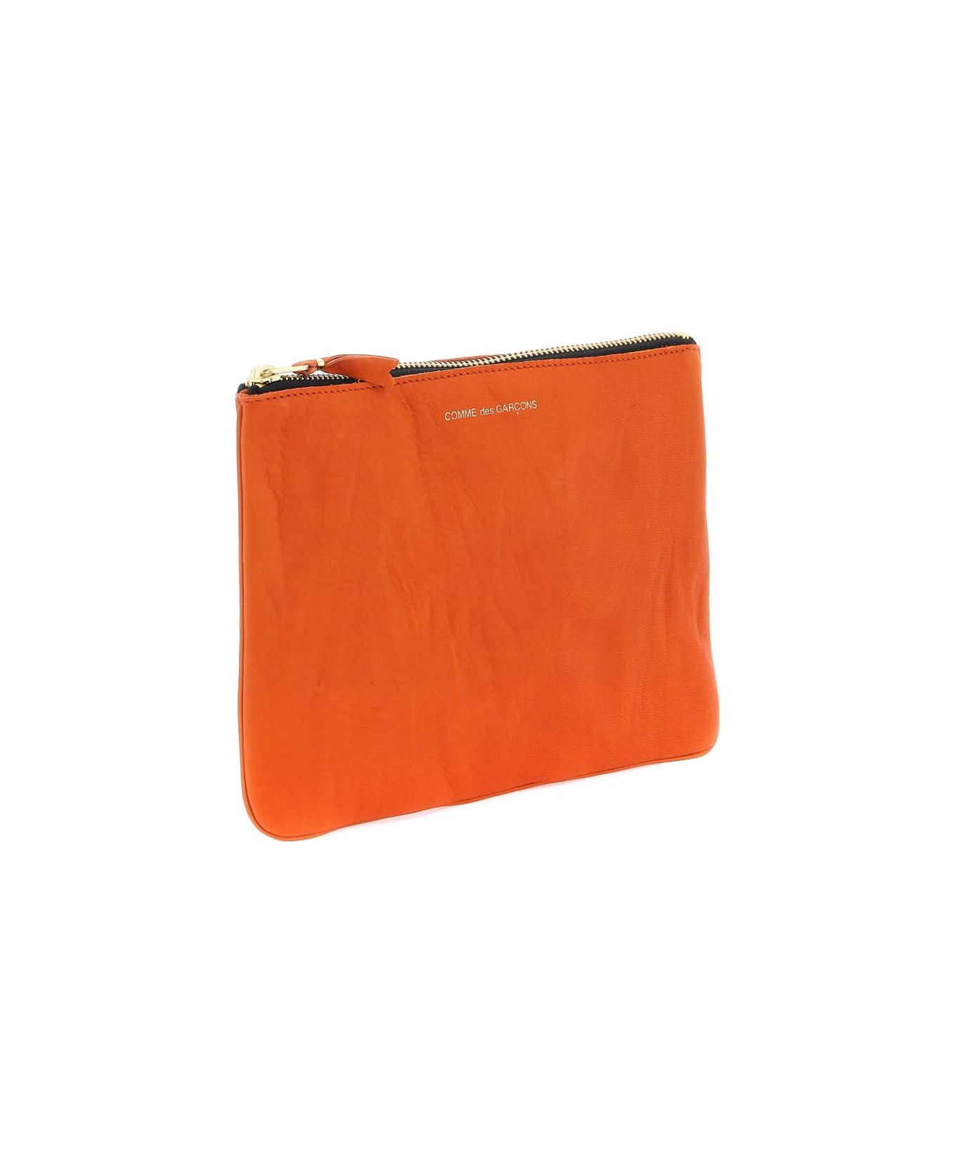 Comme des Garçons Wallet Classic Pouch - BURNT ORANGE (Orange)