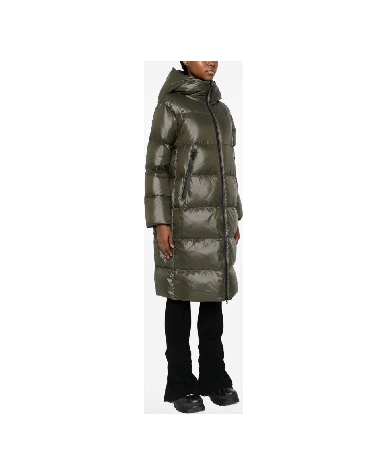 Peuterey Selectric Midi Down Jacket - Green