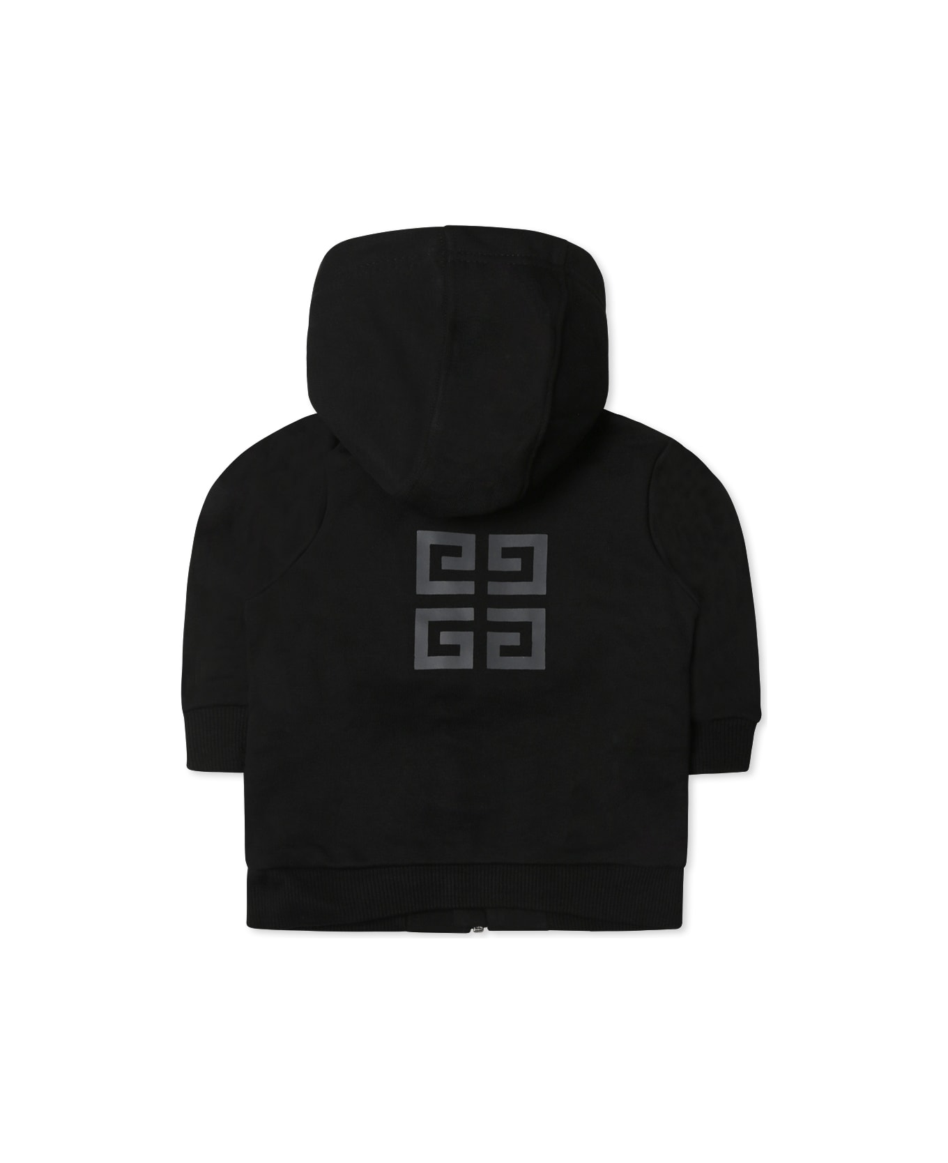 Givenchy Black Sweatshirt For Baby Boy With Logo - Black