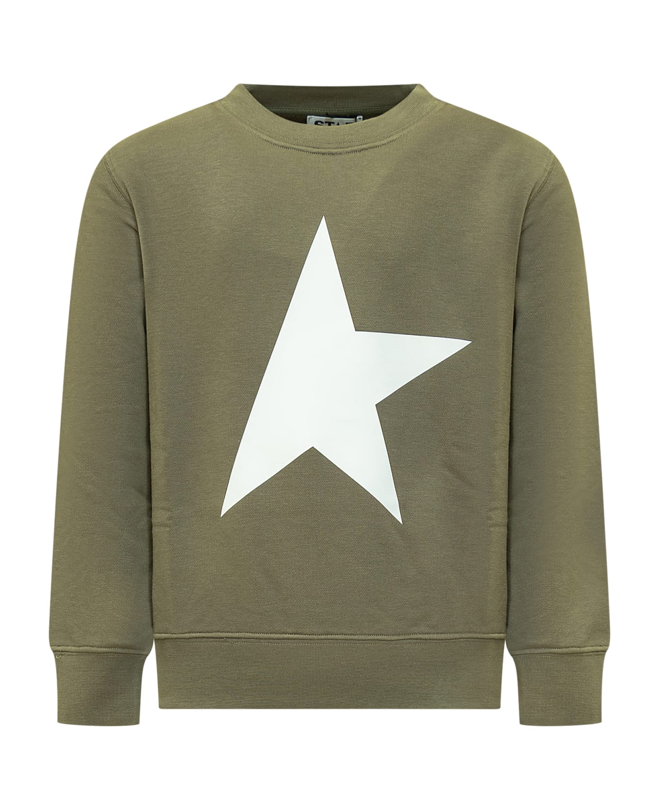 Golden Goose Stella Sweatshirt - IVY GREEN/WHITE