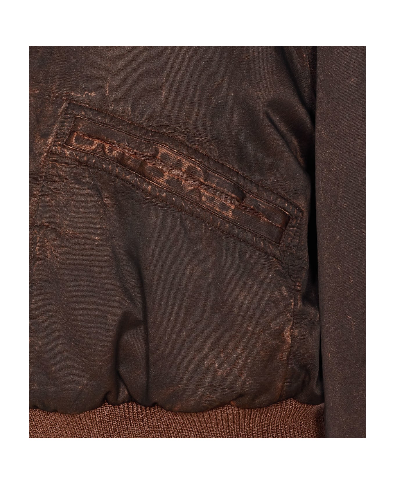 MM6 Maison Margiela Bomber Jacket - BROWN