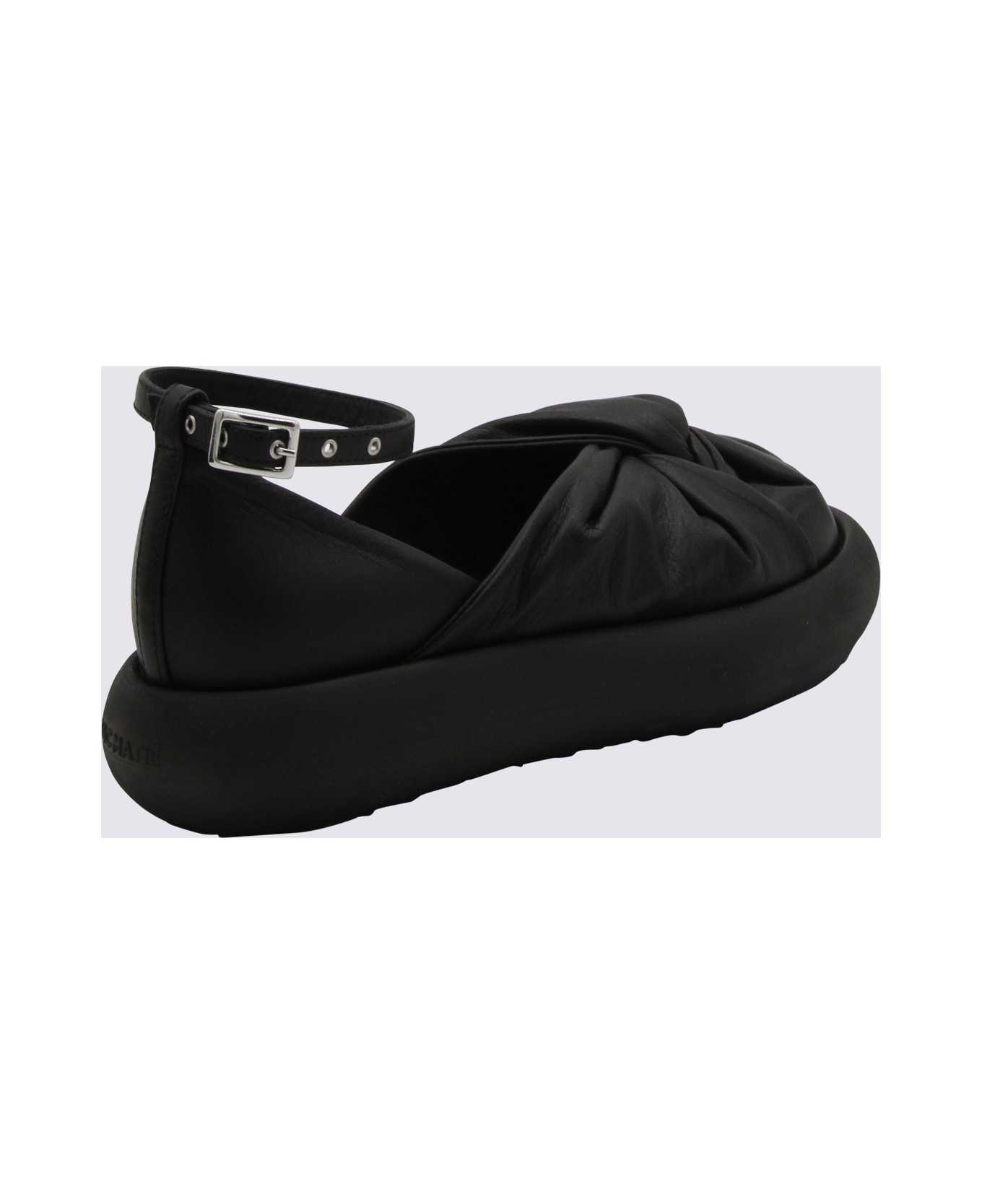 Vic Matié Black Sandals - Black